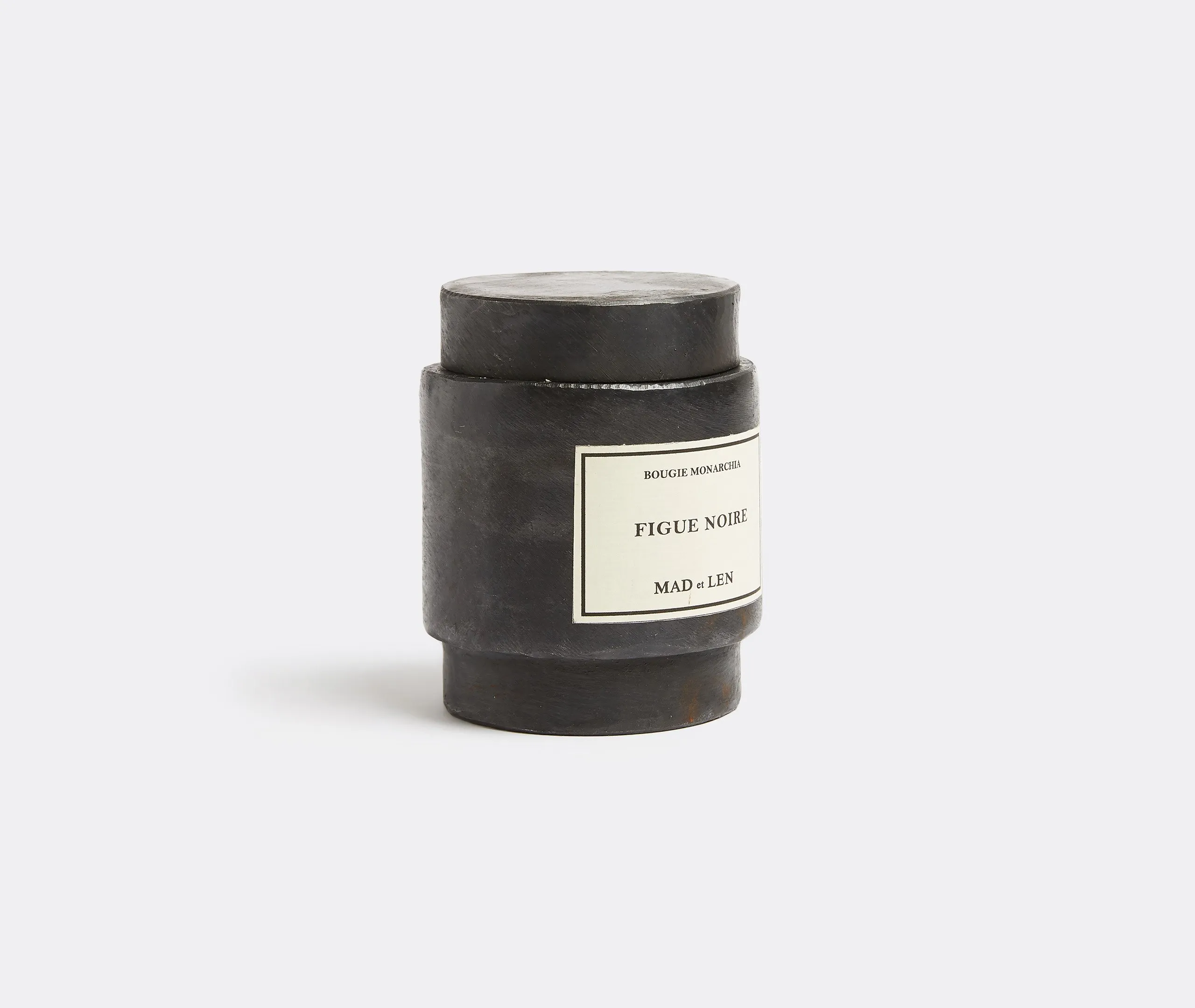 Figue Noire Scented Candle - Black, Natural Wax