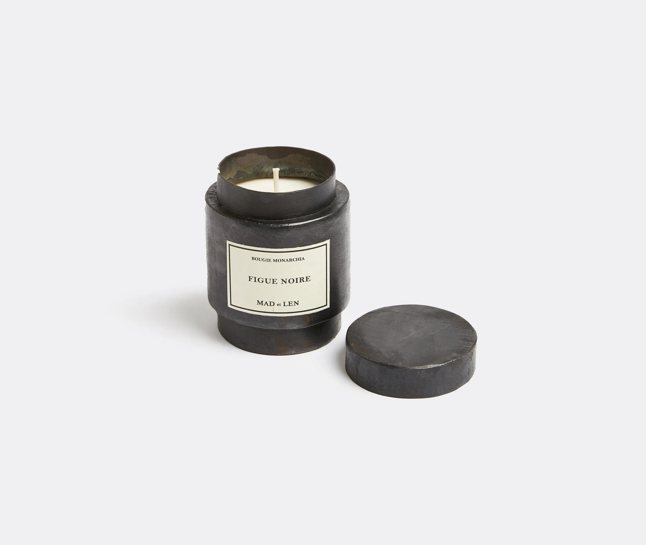 Figue Noire Scented Candle - Black, Natural Wax