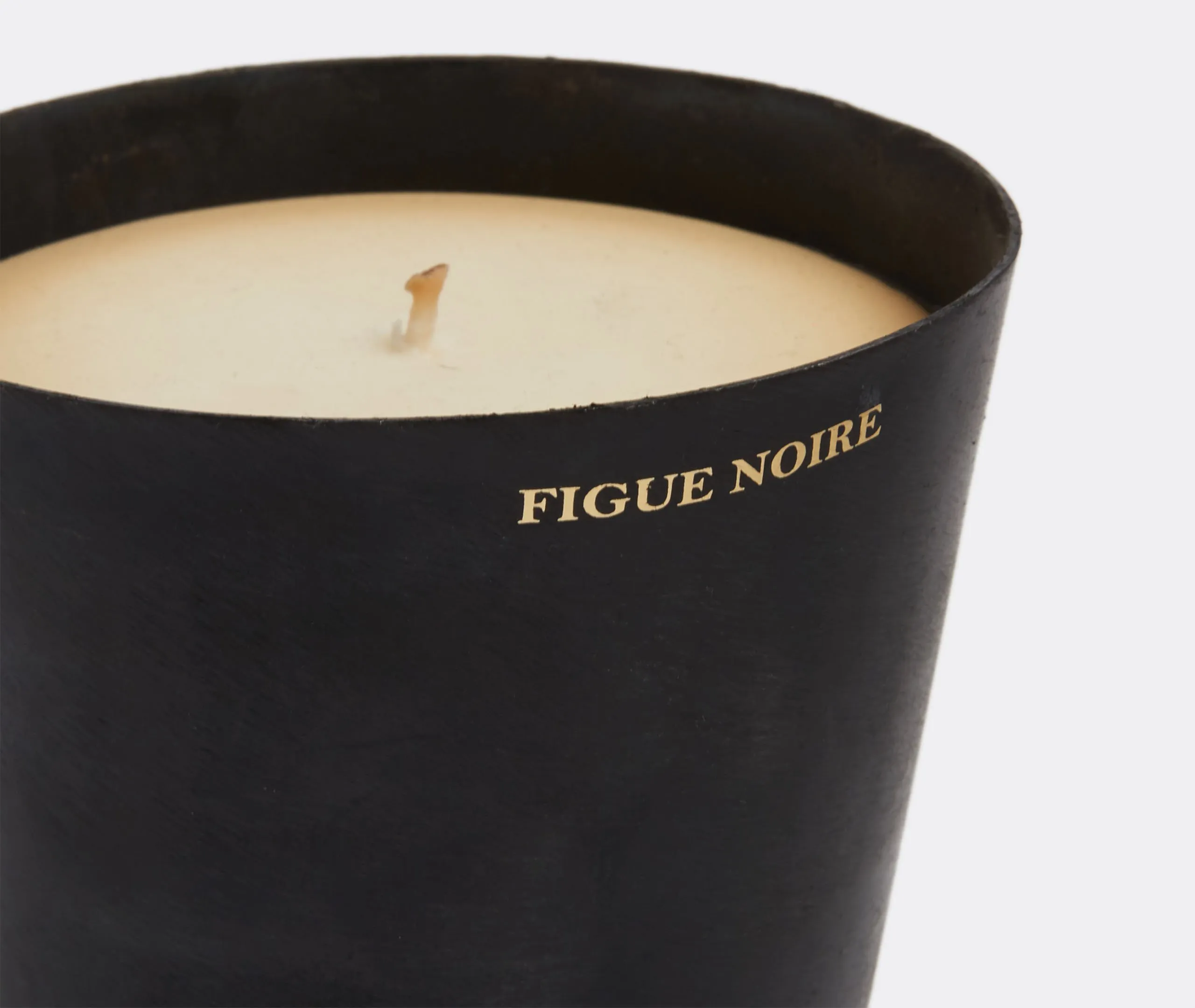 Figue Noire Scented Candle - Black, Natural Wax