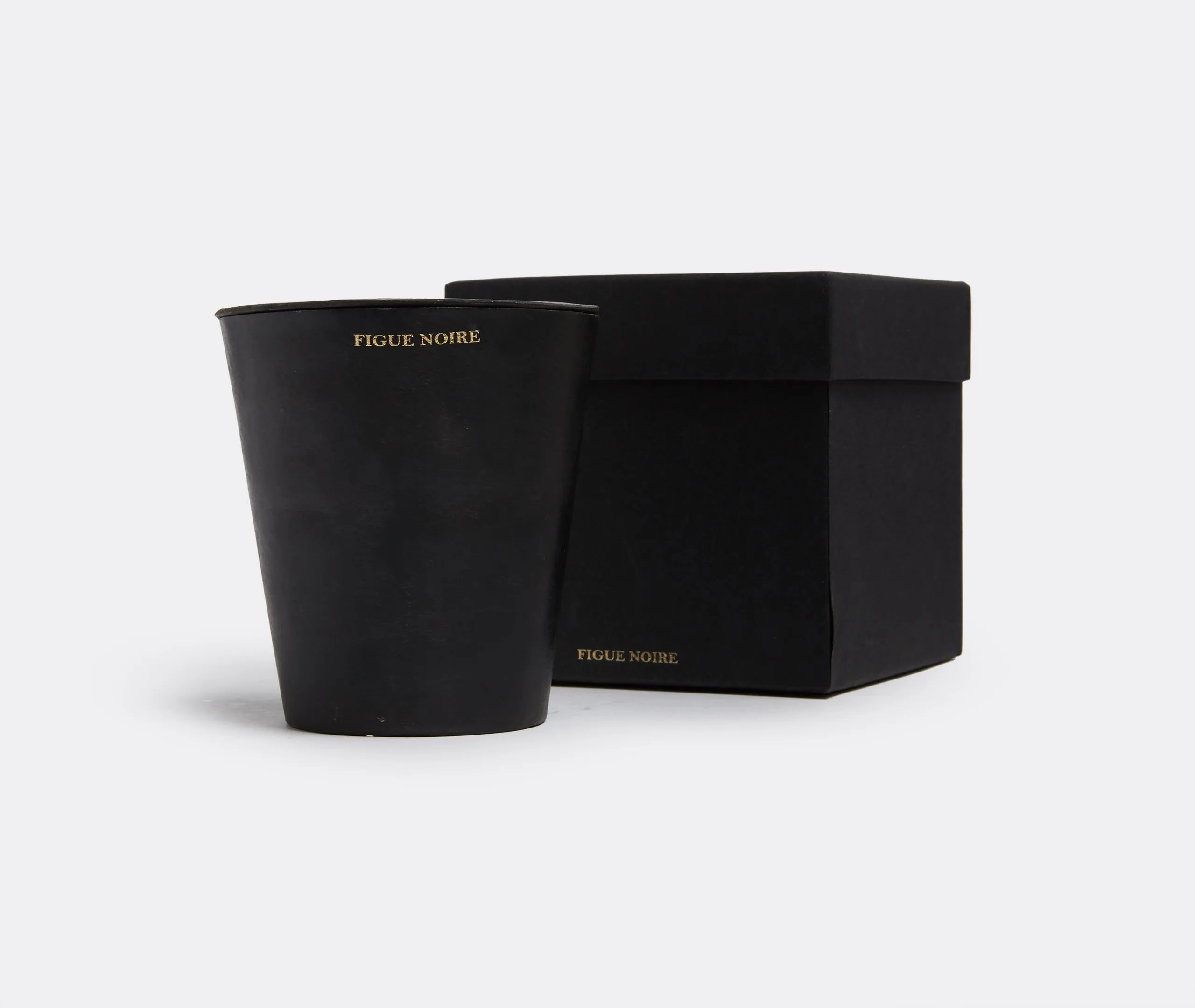Figue Noire Scented Candle - Black, Natural Wax