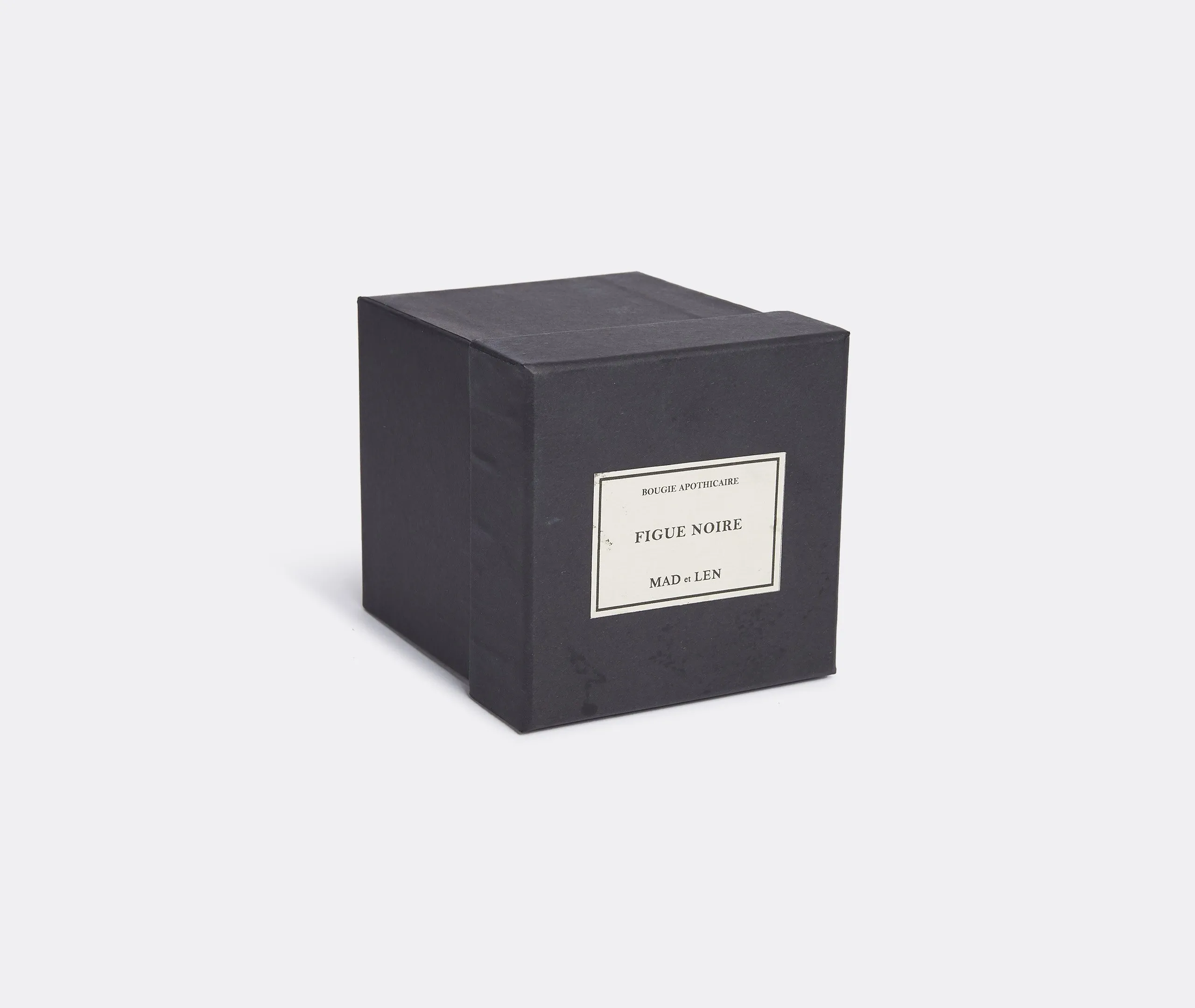 Figue Noire Scented Candle - Black, Natural Wax