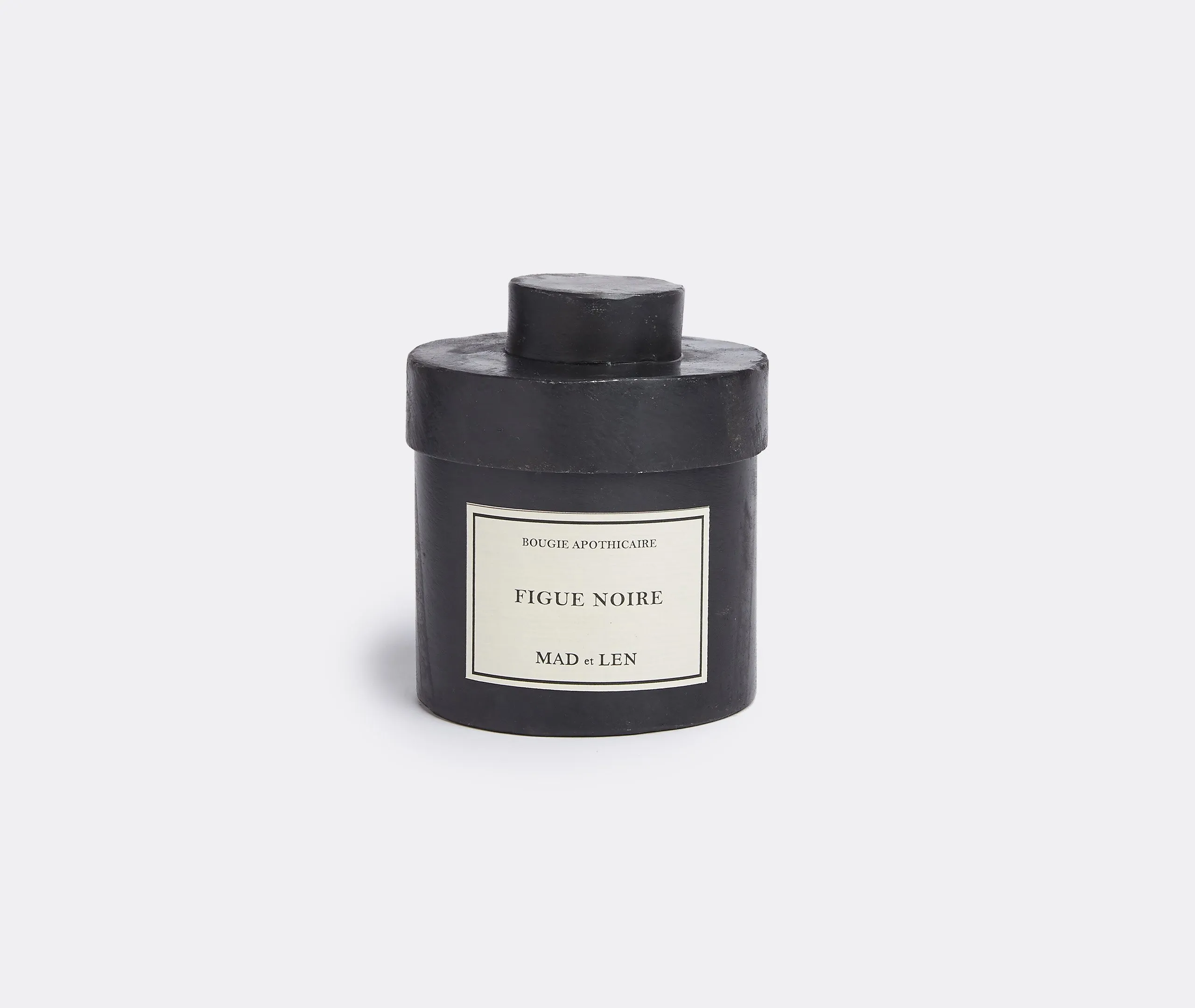 Figue Noire Scented Candle - Black, Natural Wax