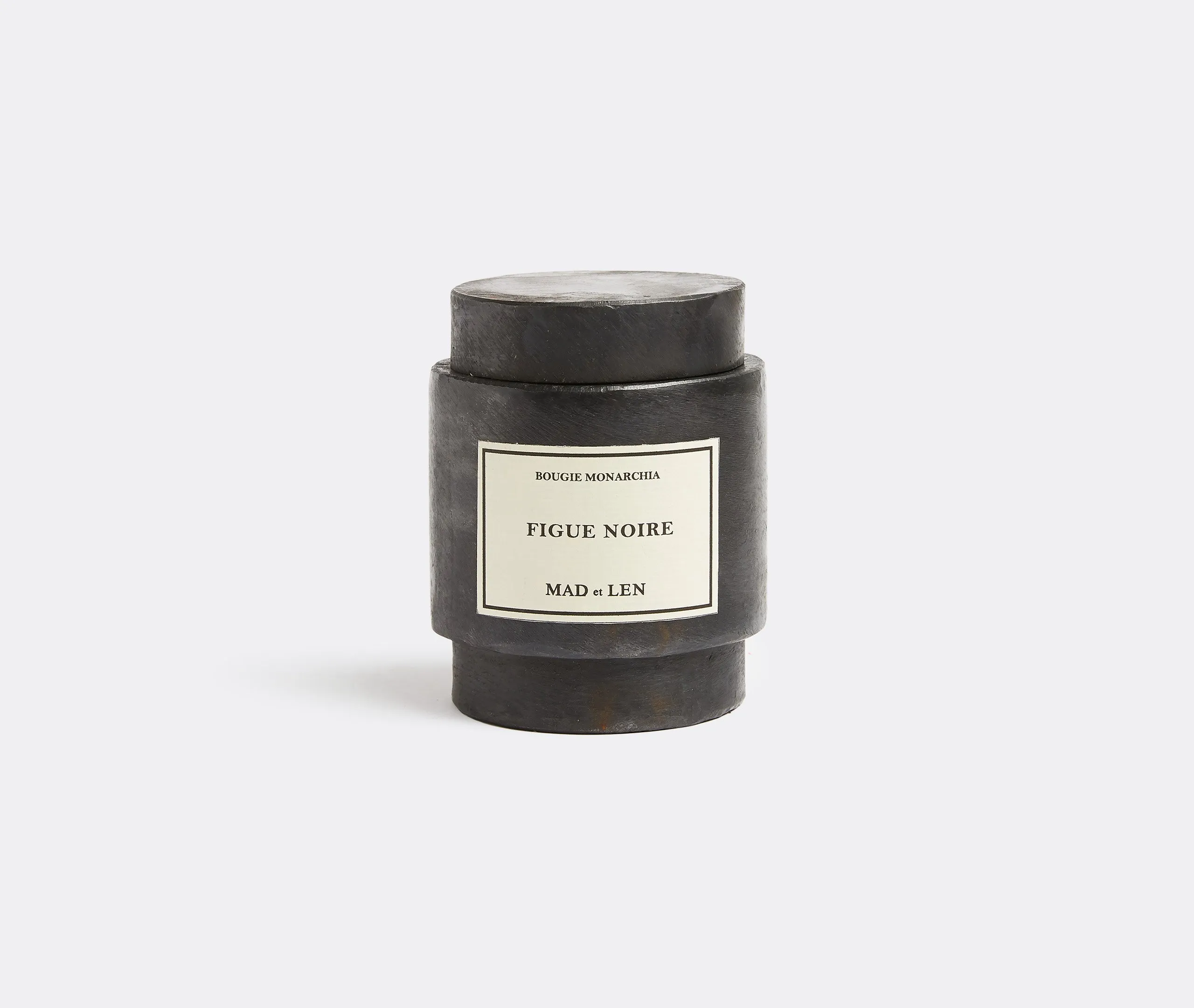 Figue Noire Scented Candle - Black, Natural Wax image
