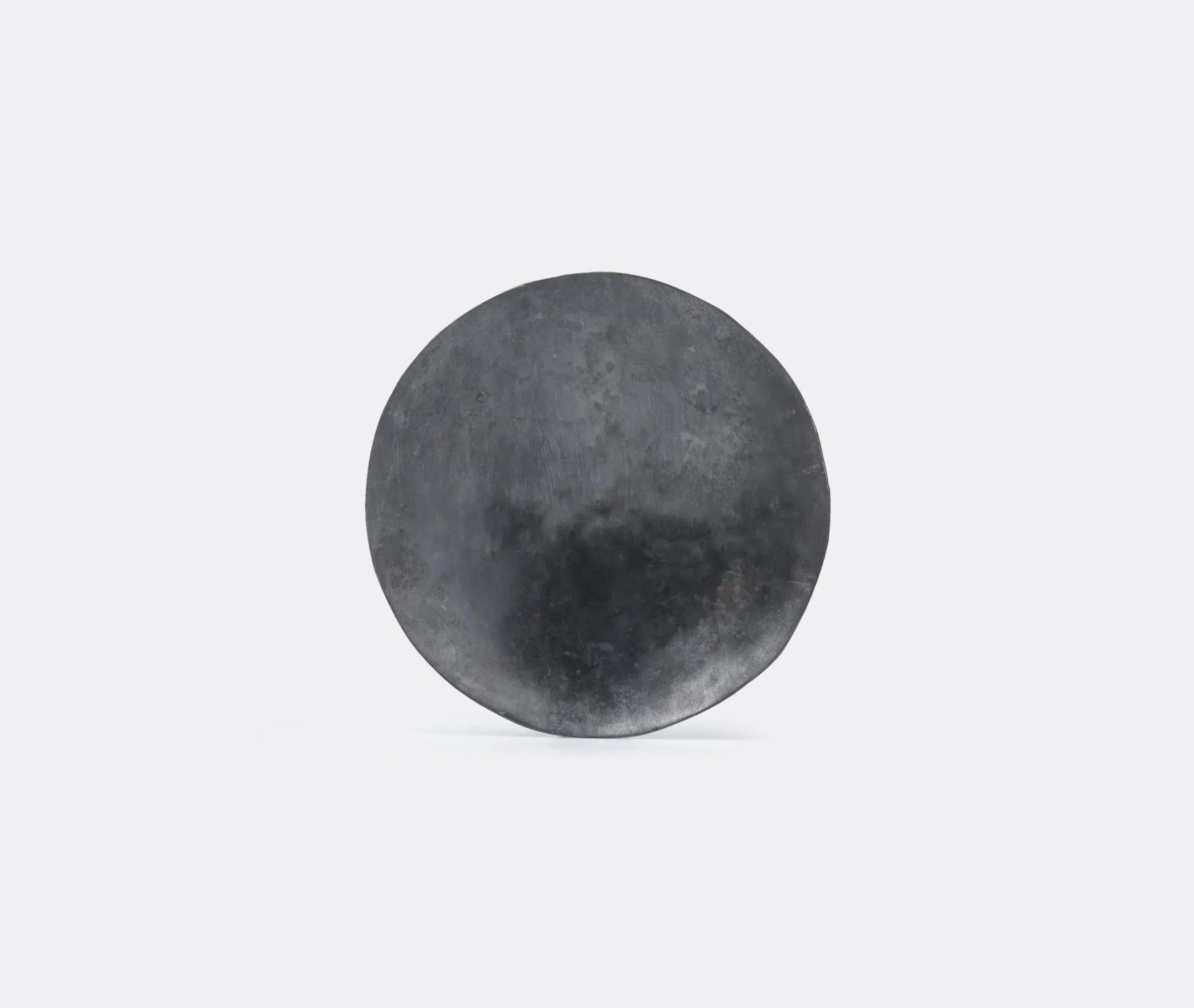 Large Decorative Plate - Black, Metal