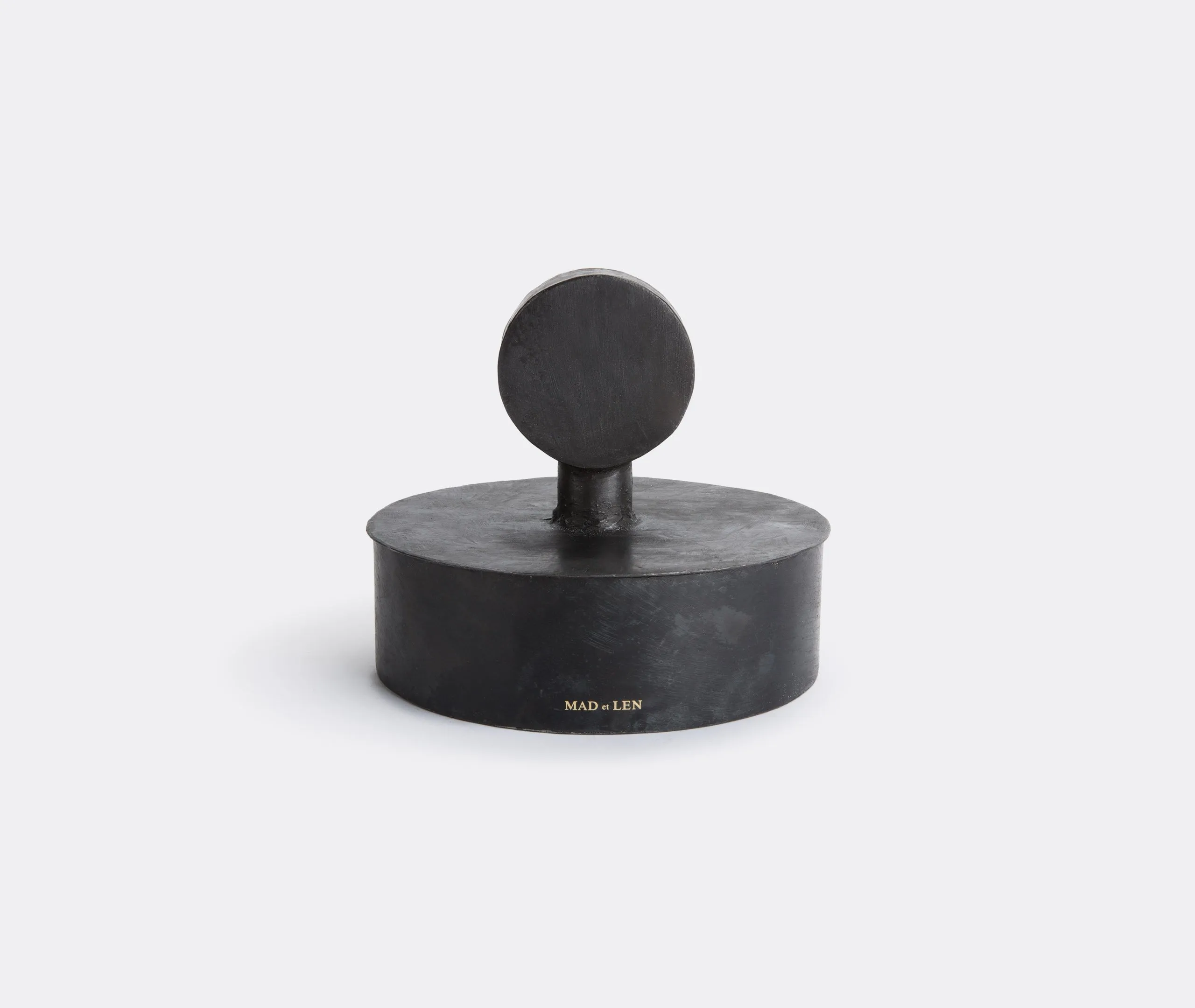 Large Pot Pourri Totem Ambre Nobile - Black, Iron image