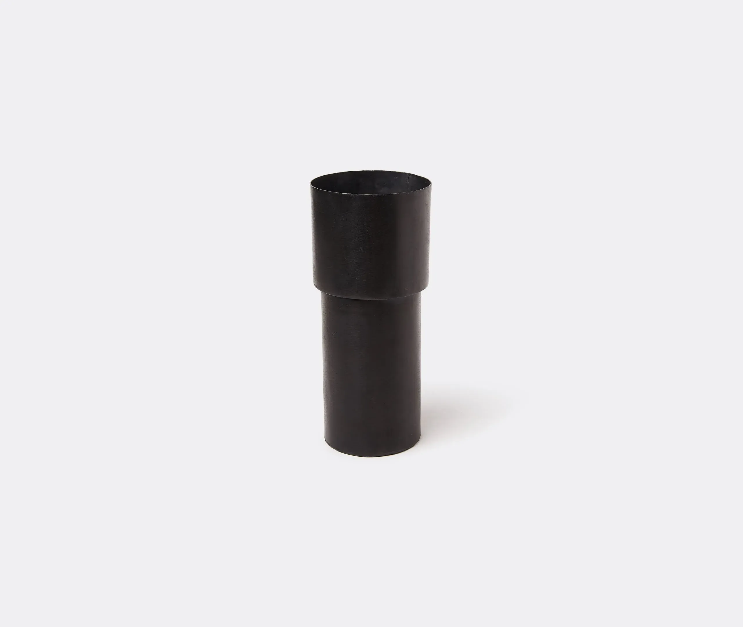 Medium Candle Holder - Black, Iron