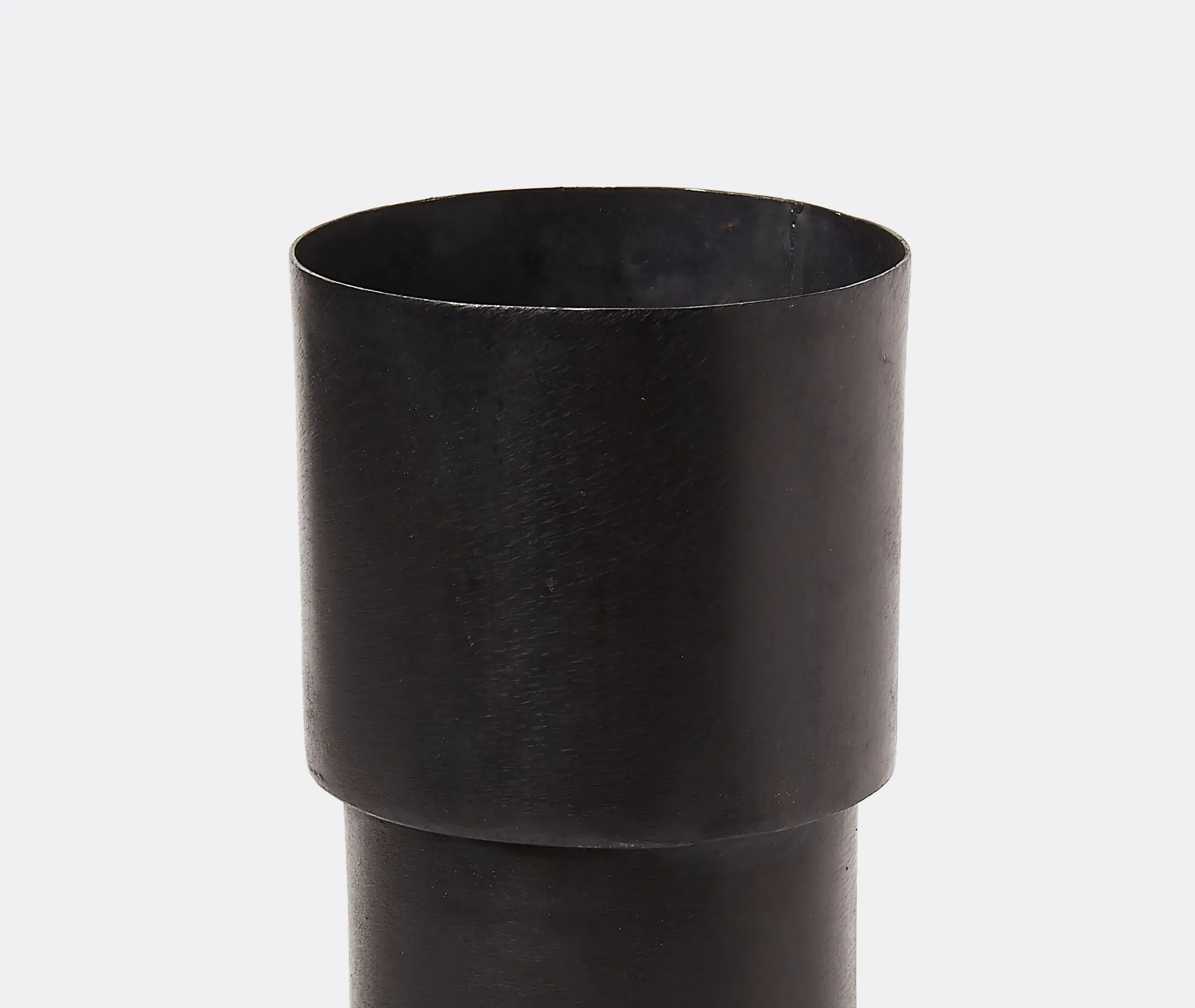 Medium Candle Holder - Black, Iron