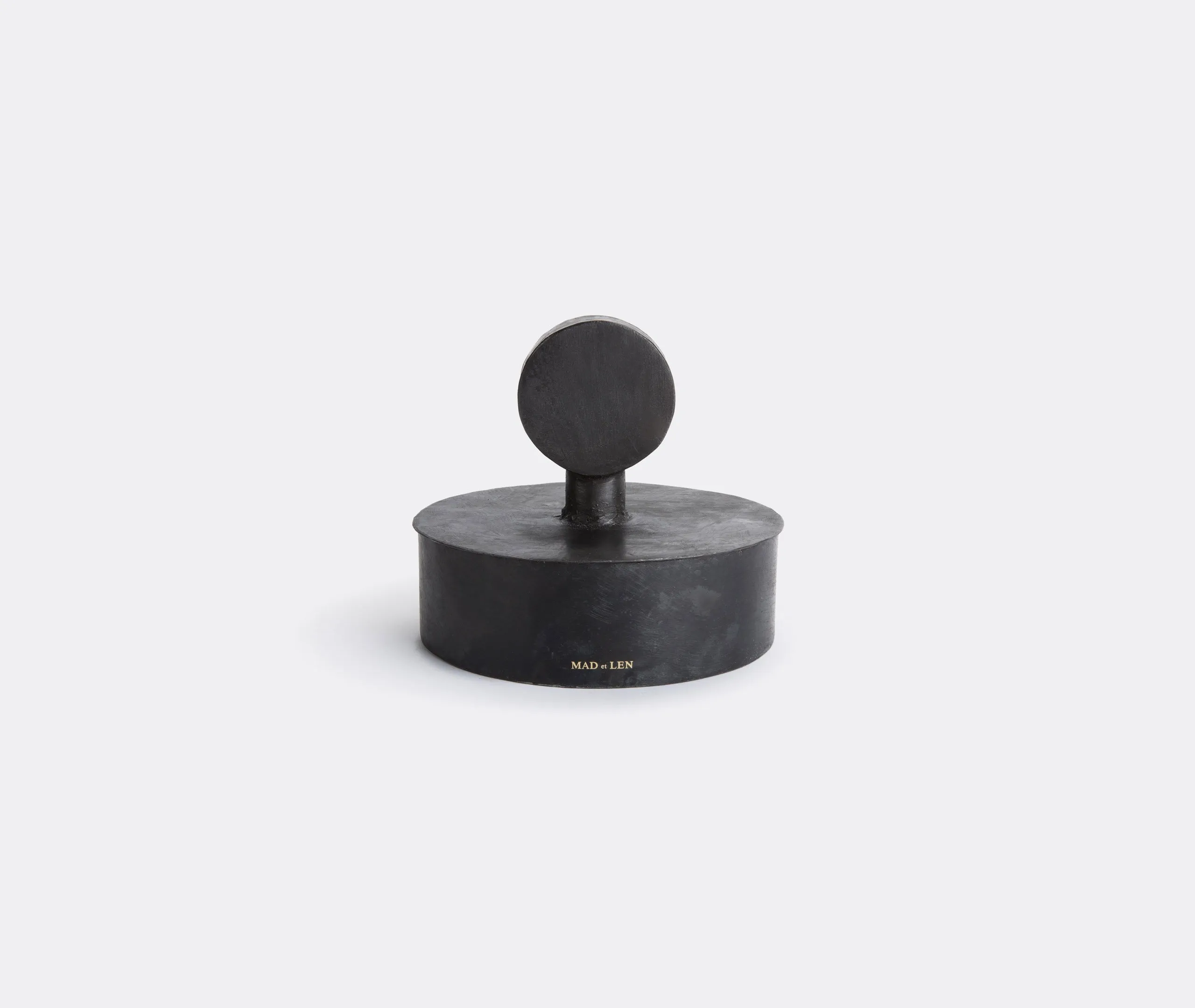 Medium Pot Pourri Totem Ambre Nobile - Black, Iron image