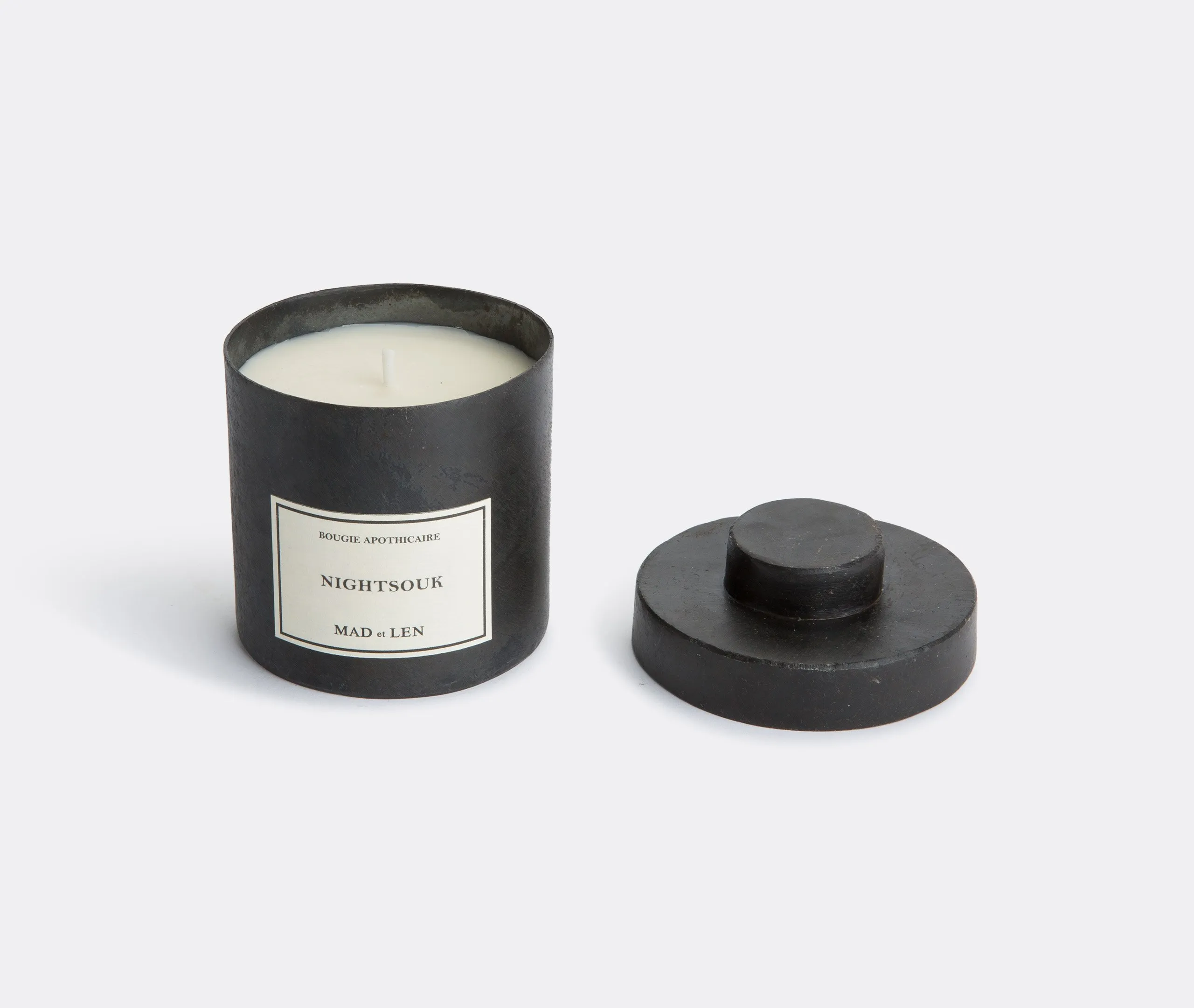 Night Souk Scented Candle - Black, Soya Wax