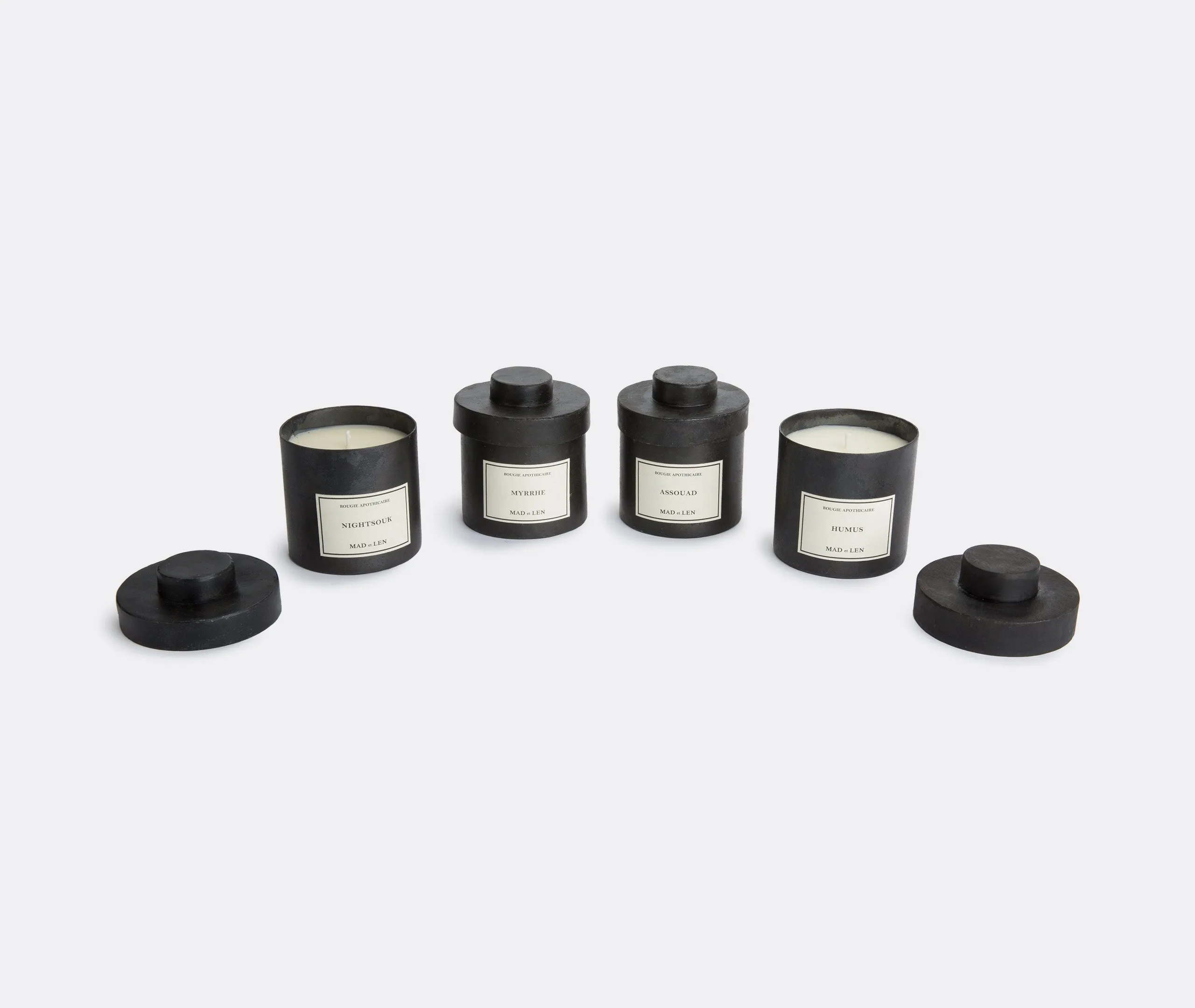 Night Souk Scented Candle - Black, Soya Wax