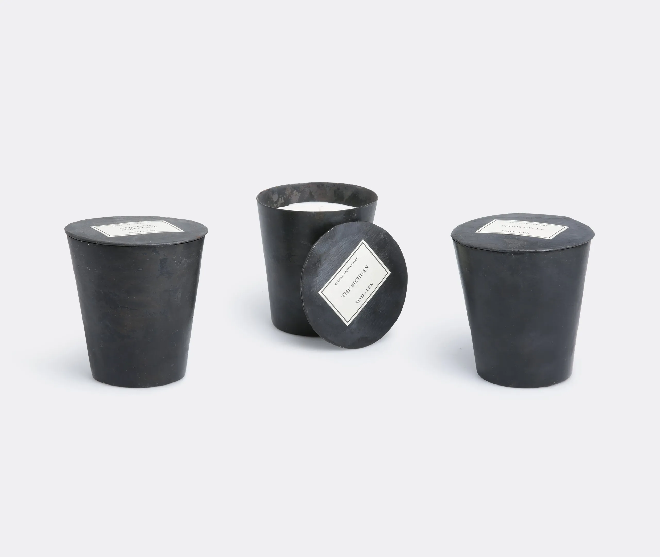 Sichuan Scented Candle - Black, Natural Wax