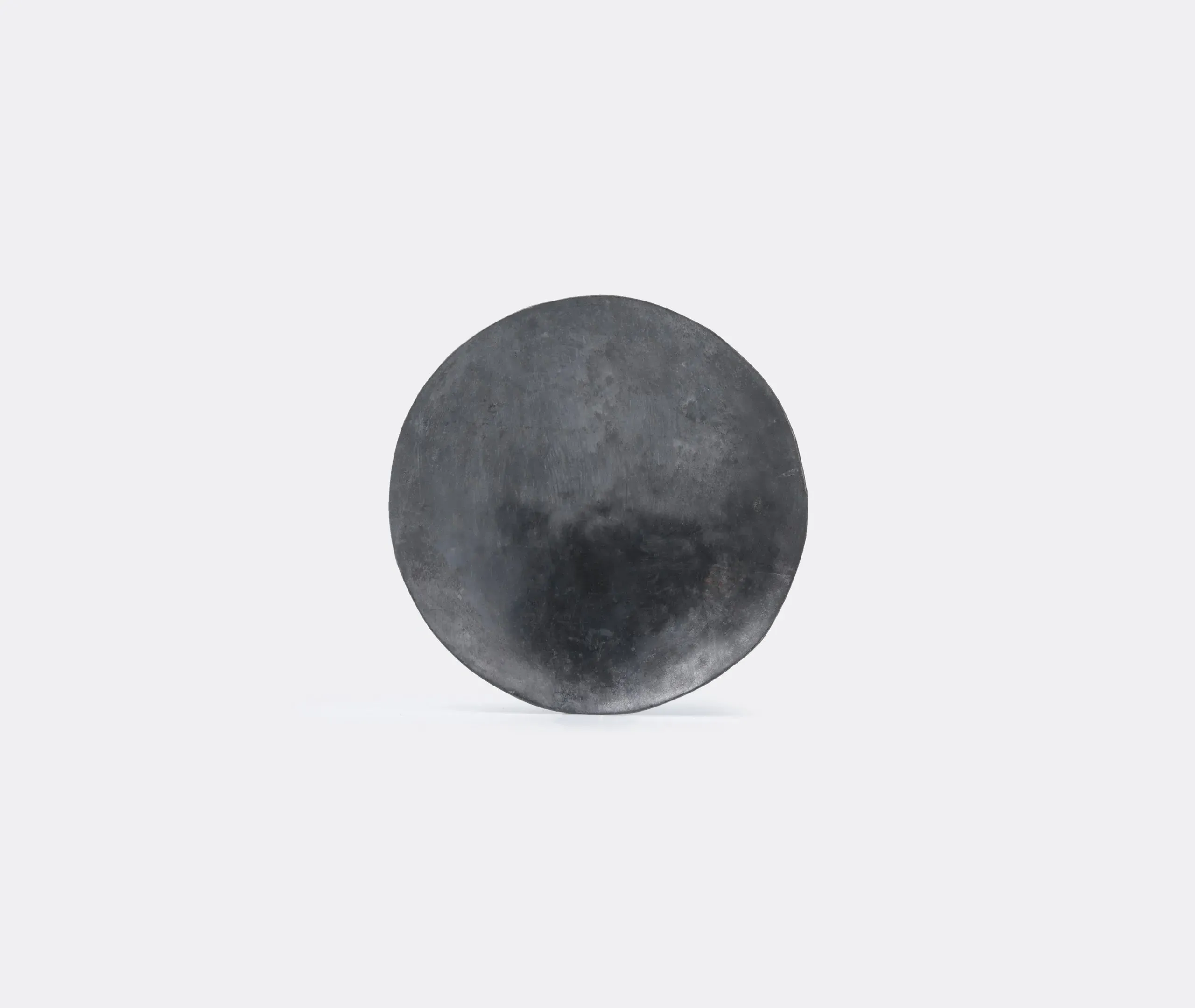 Small Decorative Plate - Black, Metal