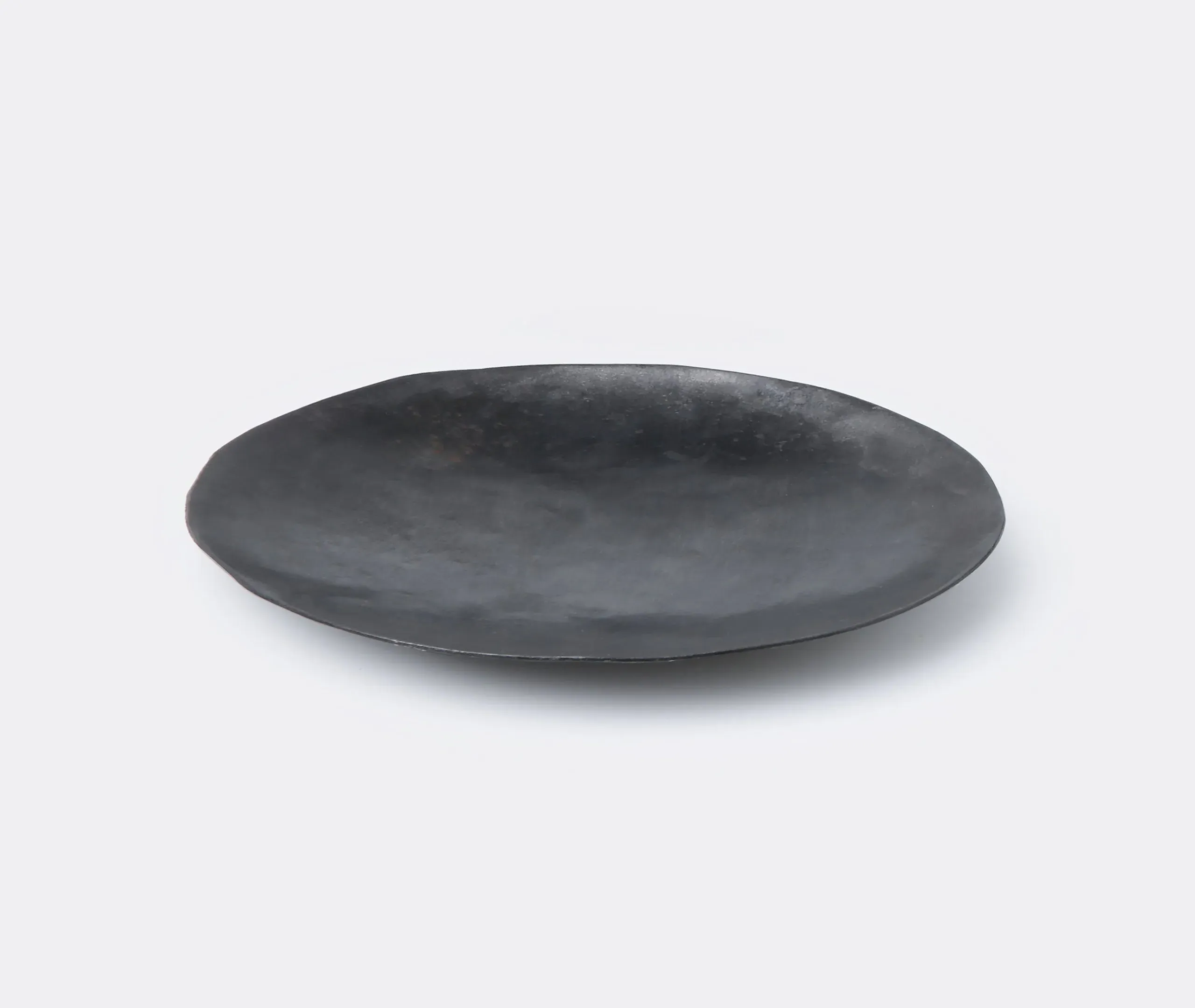 Small Decorative Plate - Black, Metal image