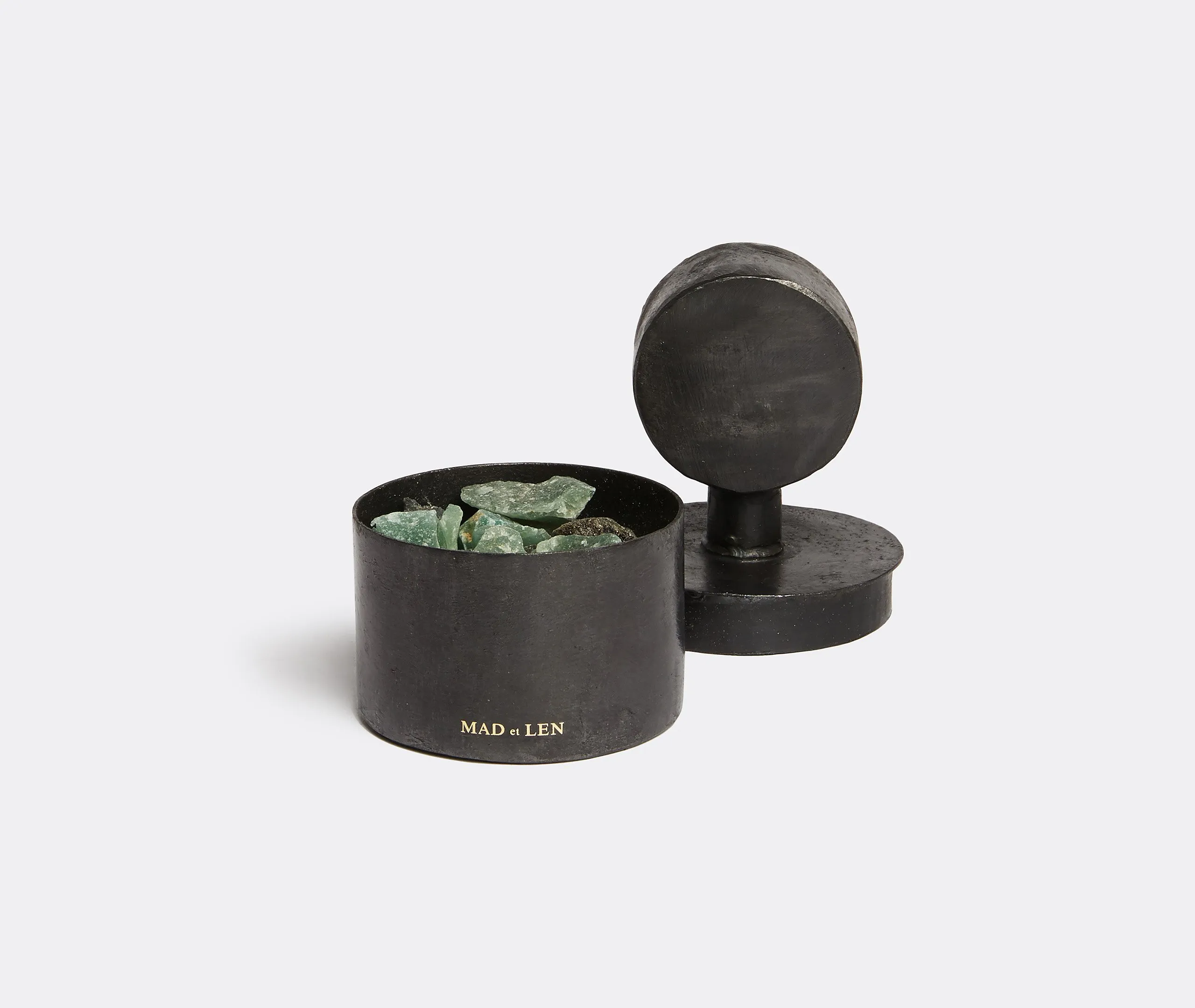 Small Pot Pourri Totem Ambre Nobile - Black, Iron