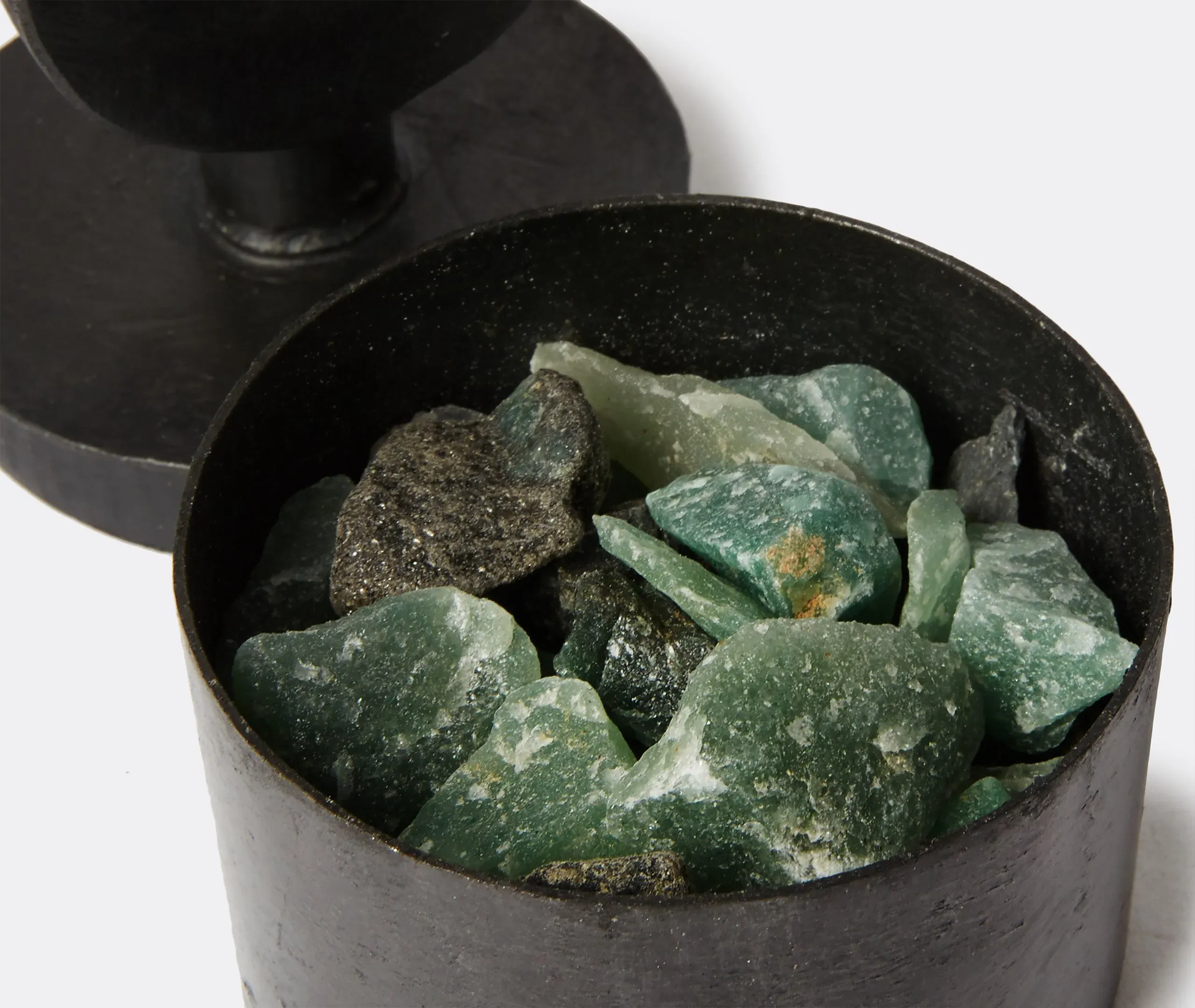 Small Pot Pourri Totem Ambre Nobile - Black, Iron