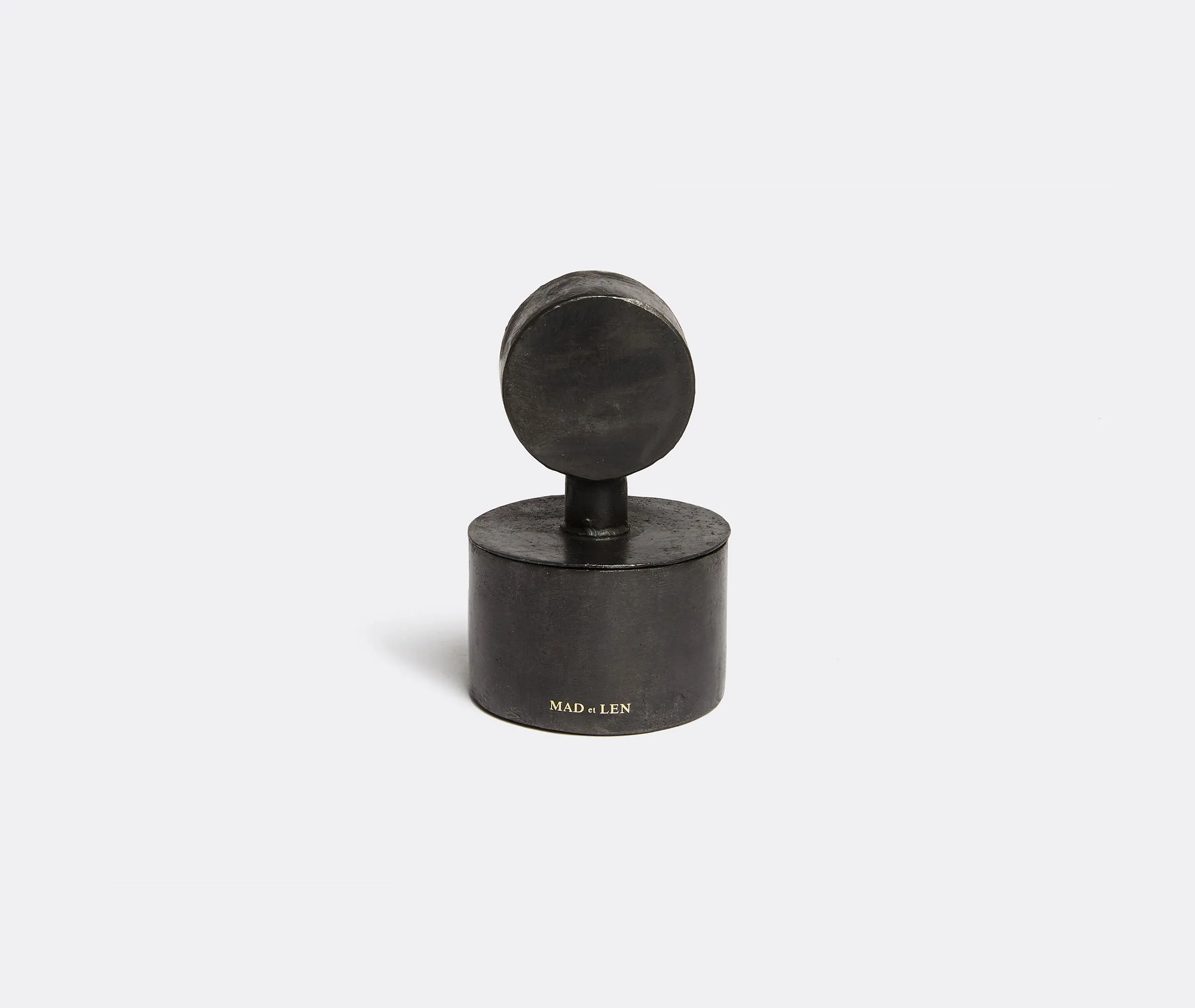 Small Pot Pourri Totem Ambre Nobile - Black, Iron