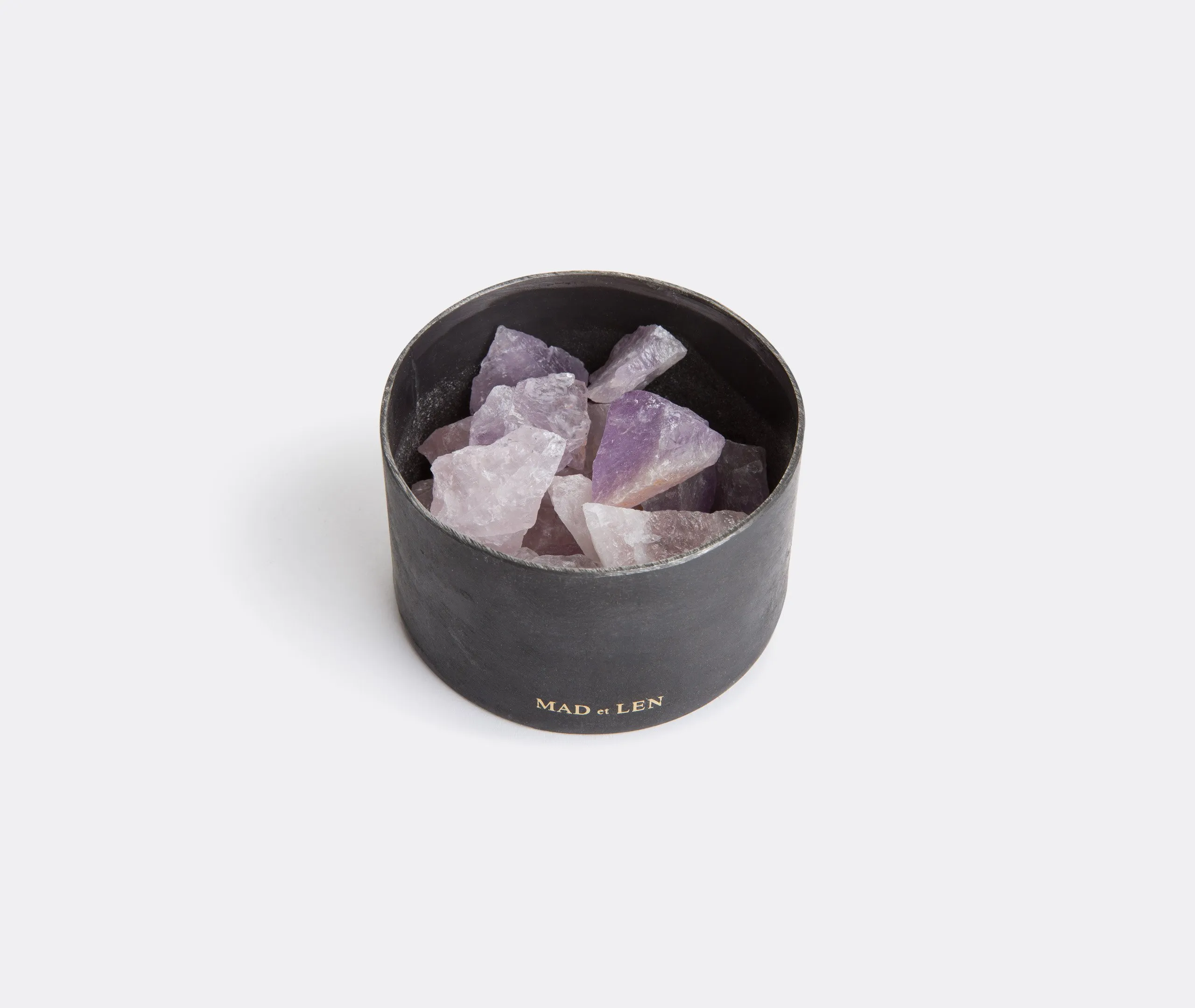 Small Pot Pourri Totem Terre Noire - Black, Iron