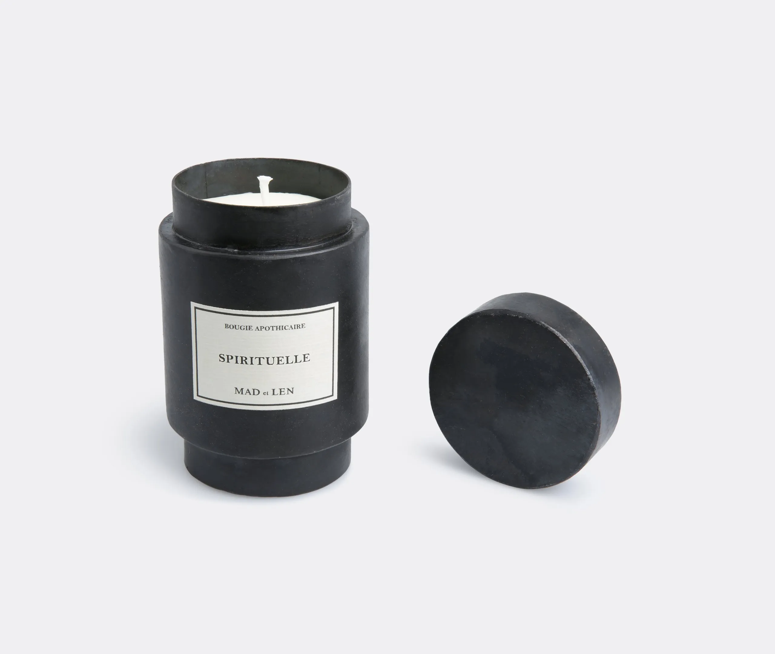 Spirituelle Scented Candle - Black, Steel