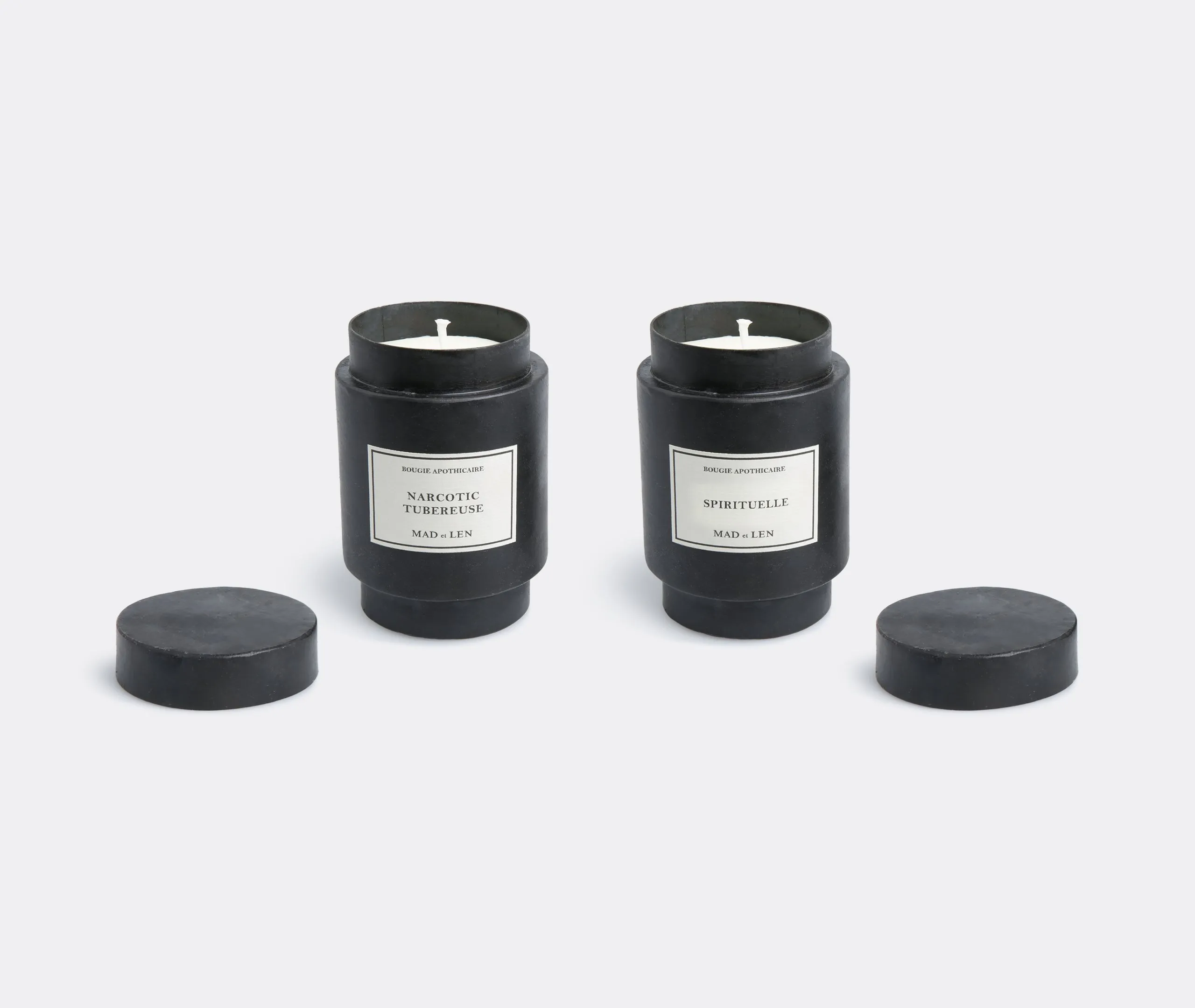 Spirituelle Scented Candle - Black, Steel
