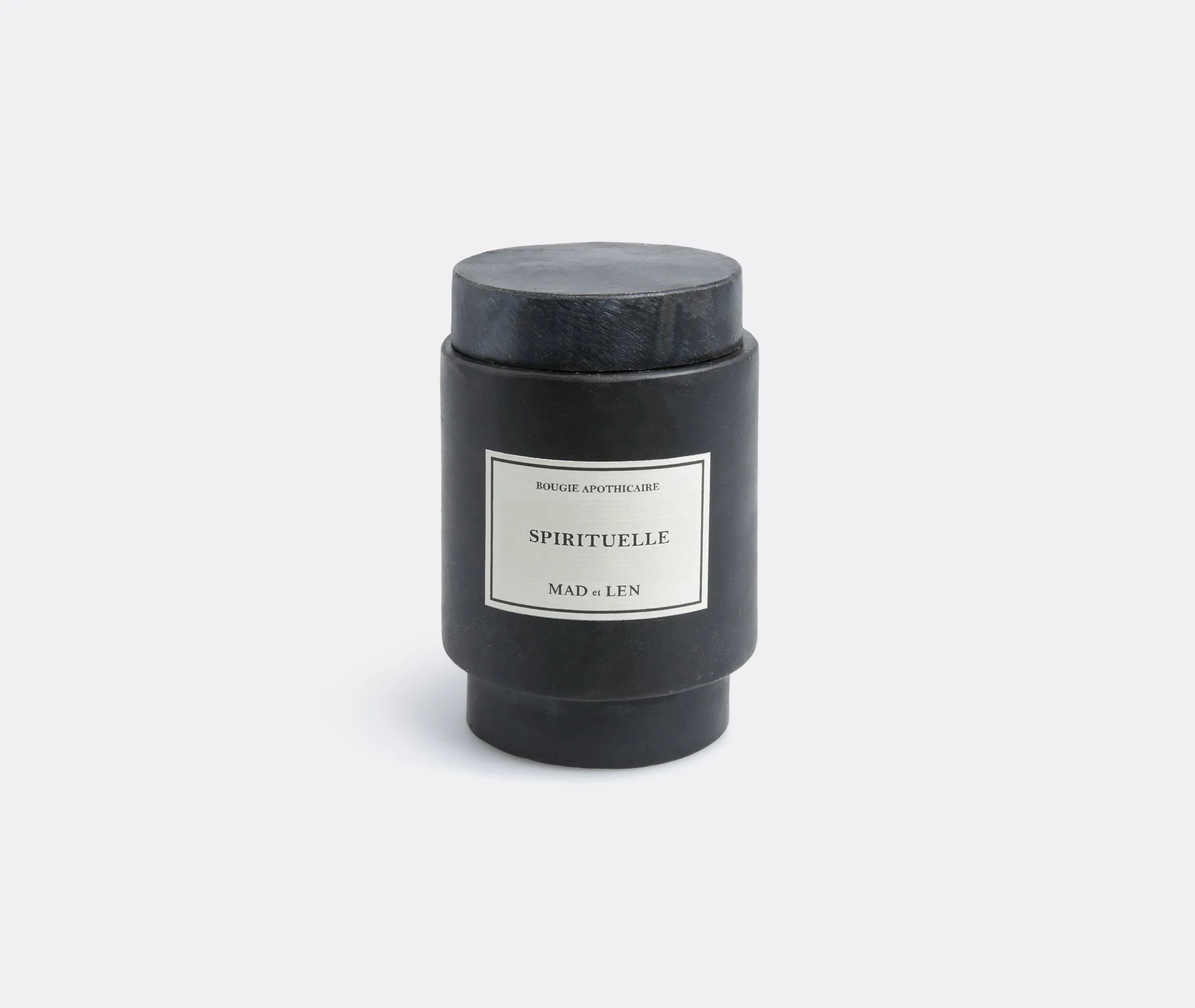 Spirituelle Scented Candle - Black, Steel