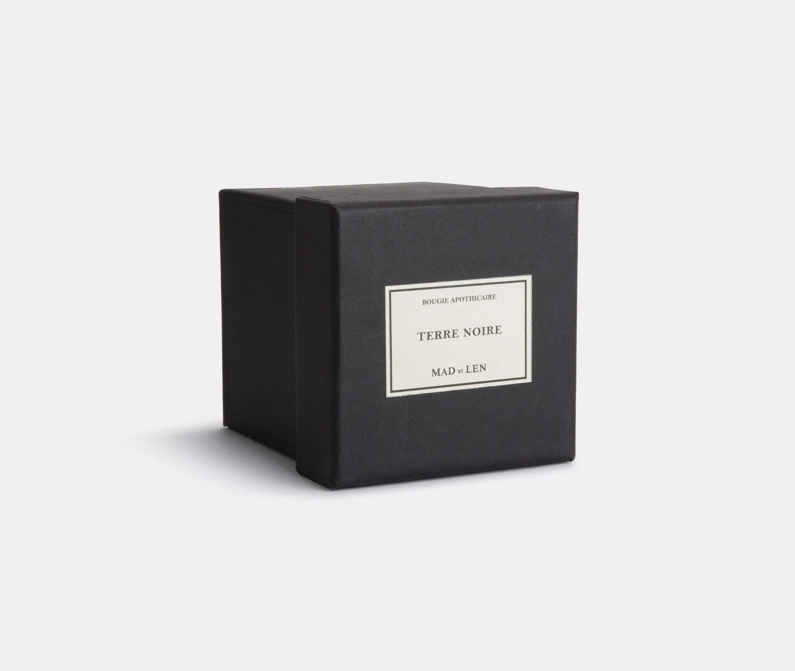 Terre Noire Scented Candle - Black, Steel