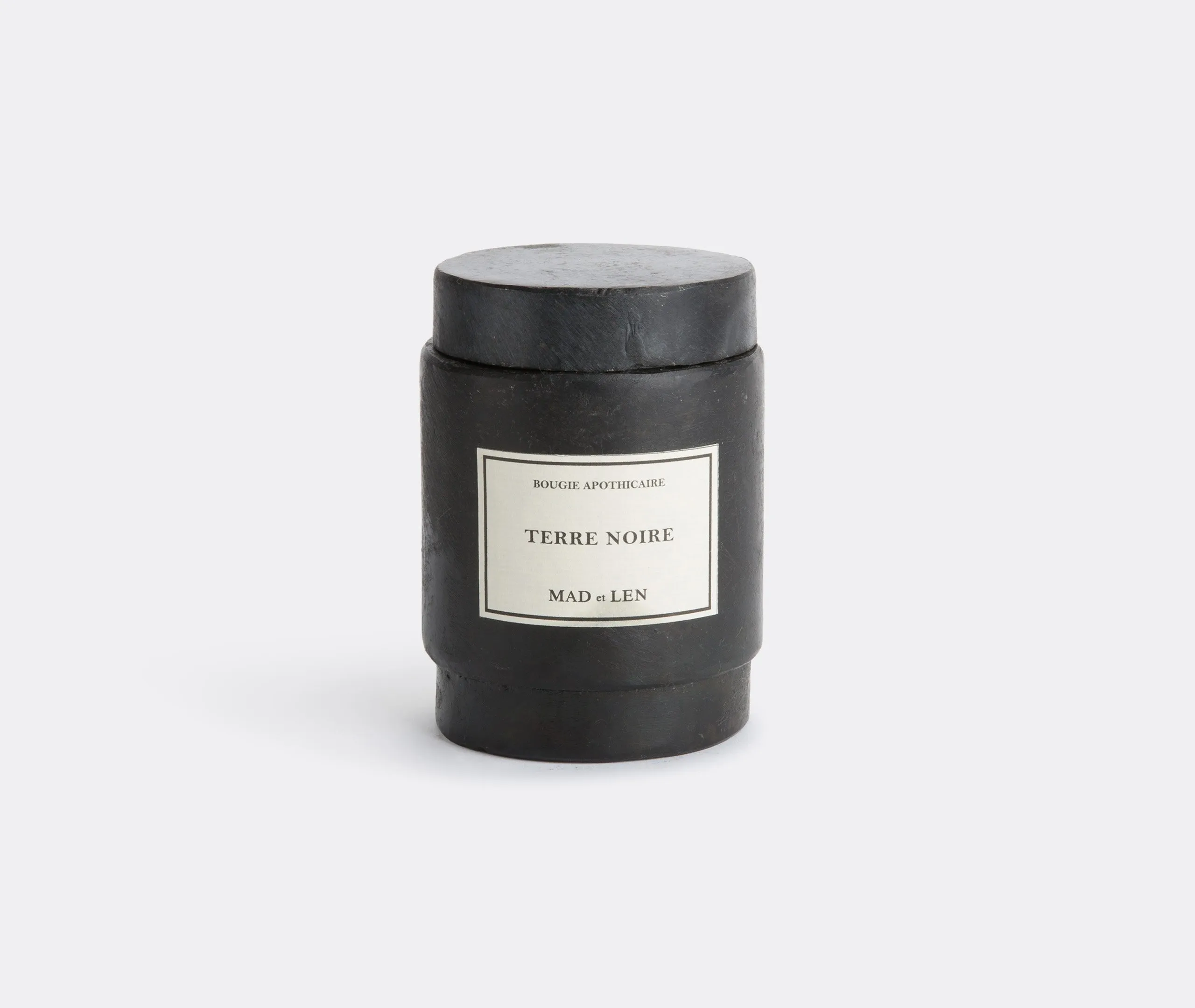 Terre Noire Scented Candle - Black, Steel image