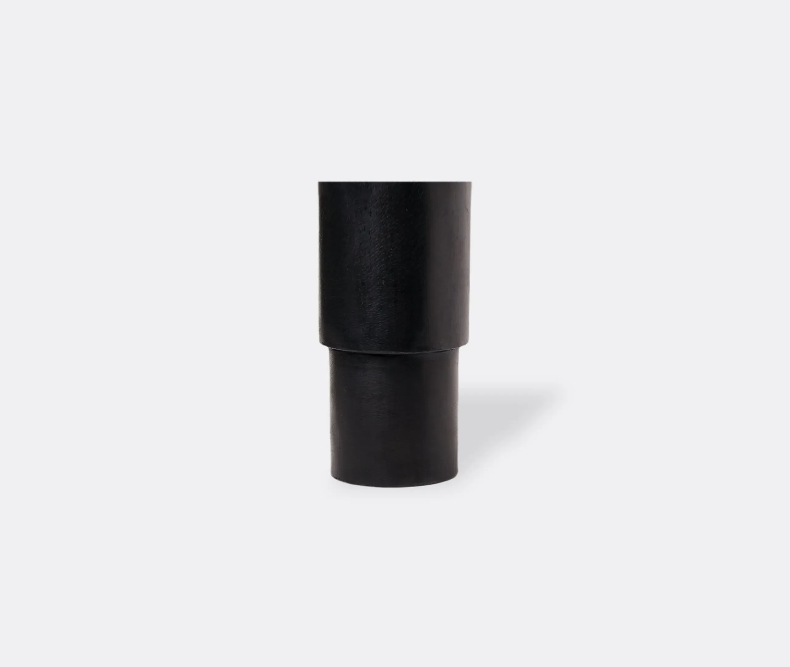Wide Candle Holder - Black, Iron image
