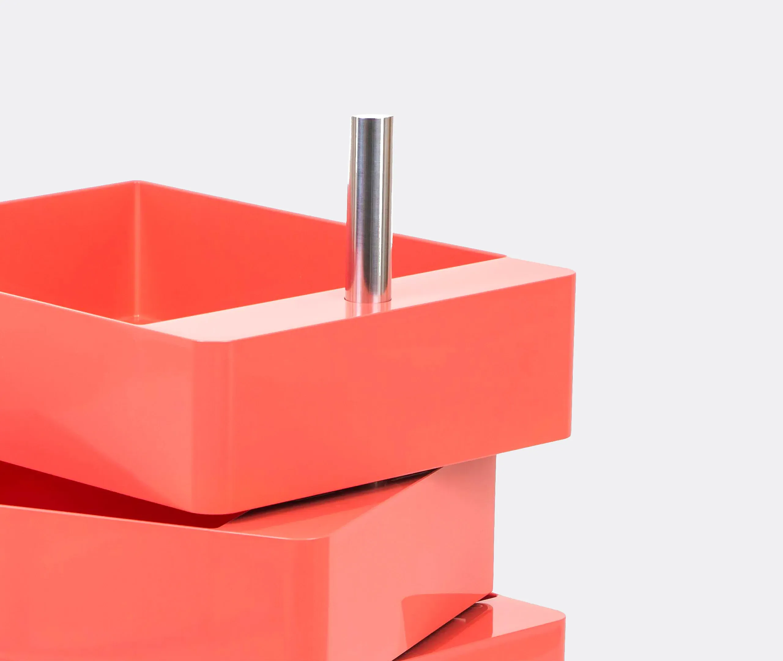 360° 5-Drawer Storage Container - Pink, ABS Plastic alternate view