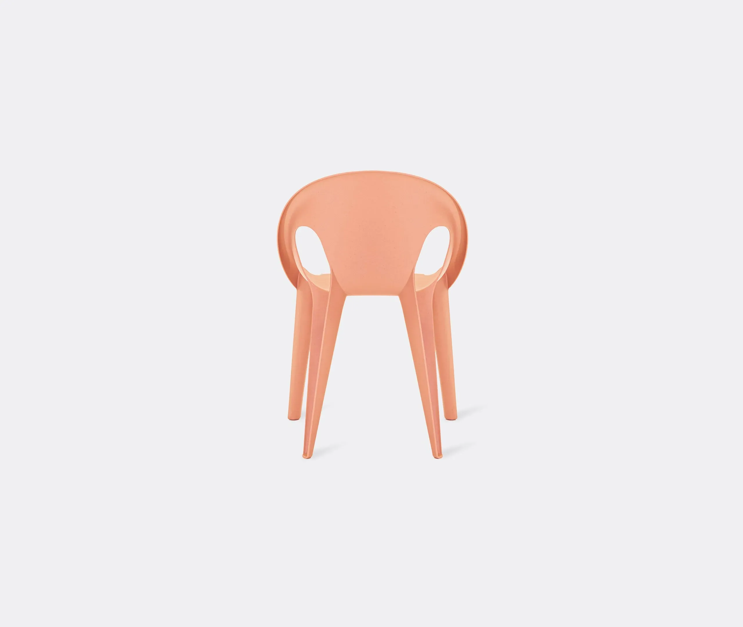 4-Piece Chair Set - Orange, Polypropylene