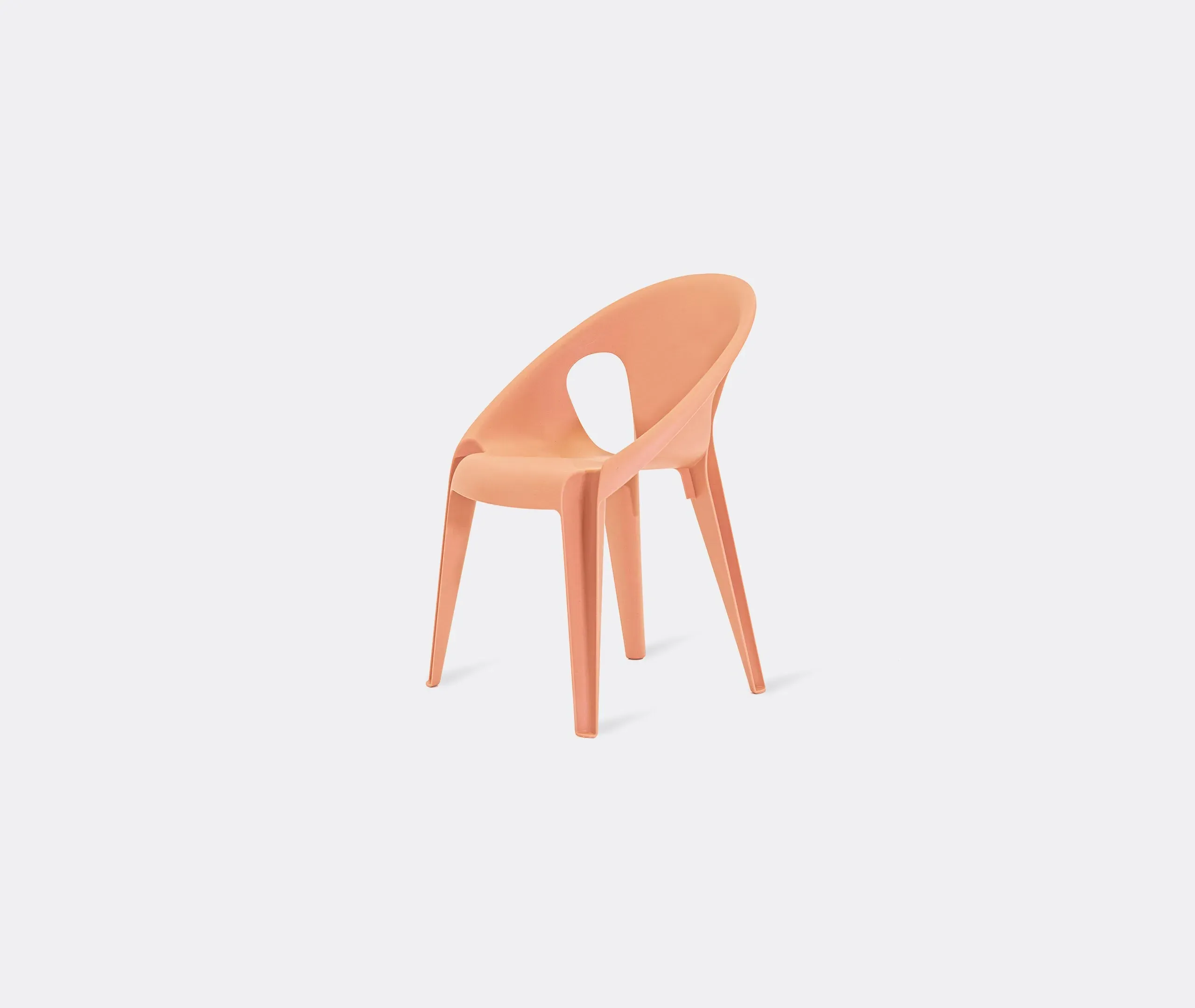 4-Piece Chair Set - Orange, Polypropylene