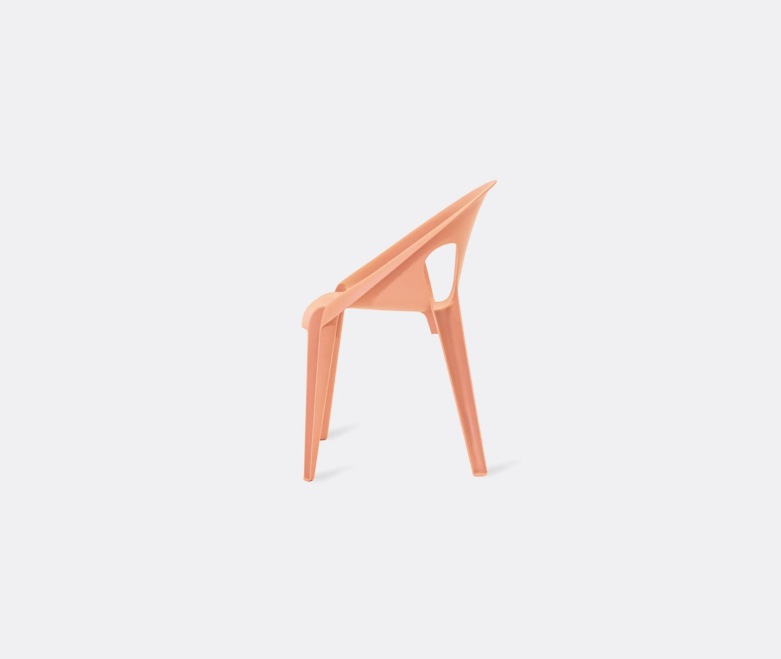 4-Piece Chair Set - Orange, Polypropylene