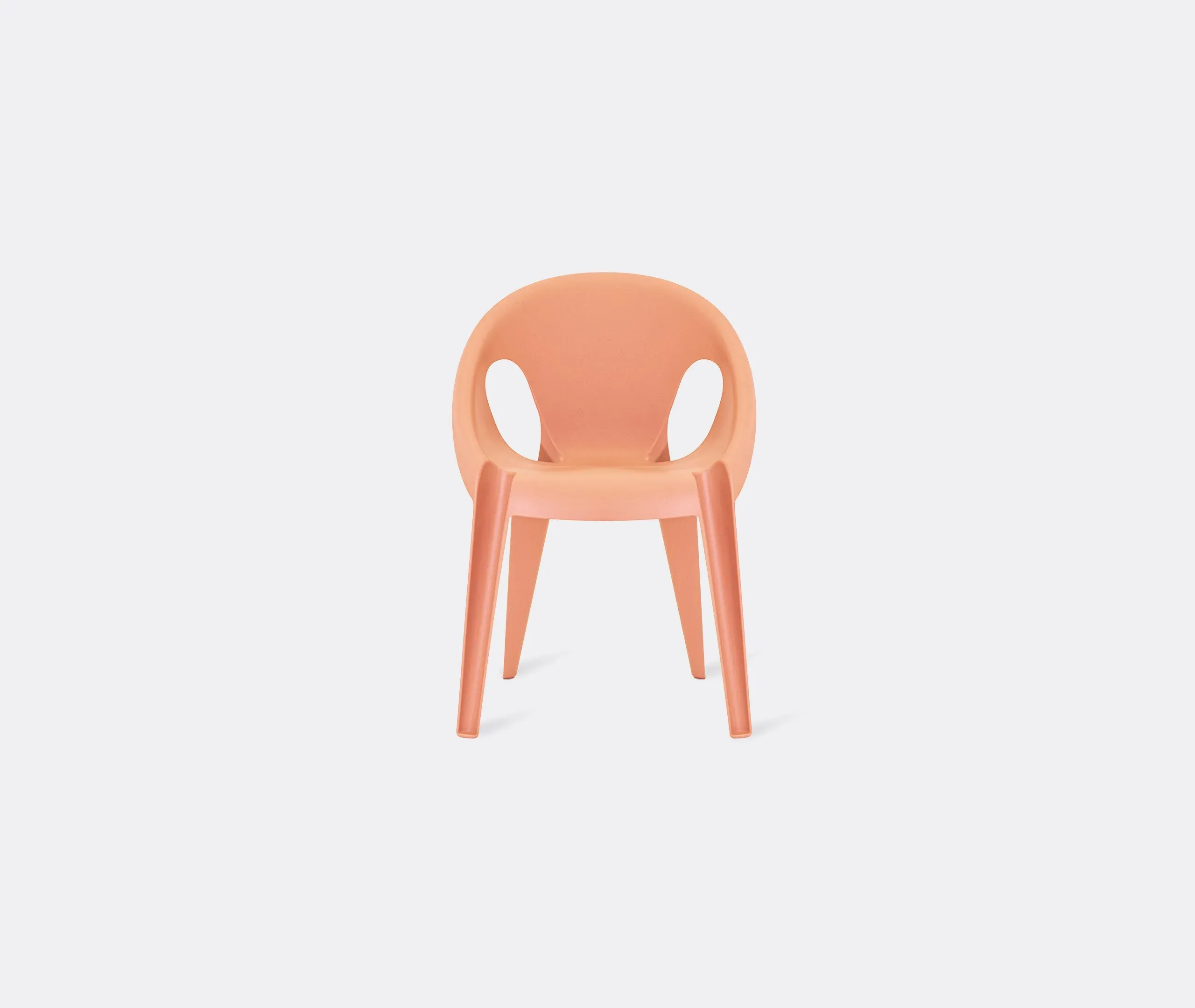 4-Piece Chair Set - Orange, Polypropylene