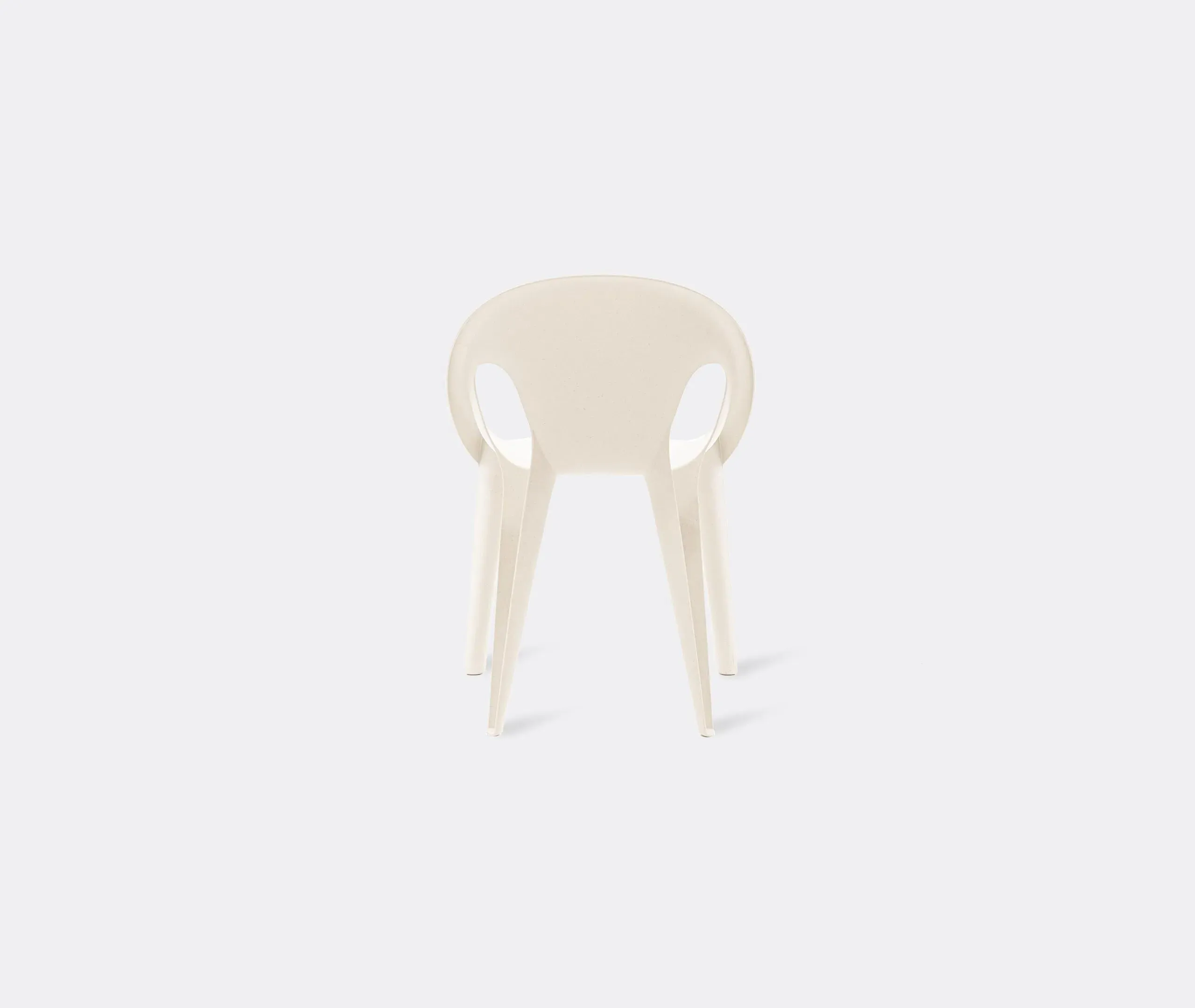 4-Piece Chair Set Stackable - White, Polypropylene