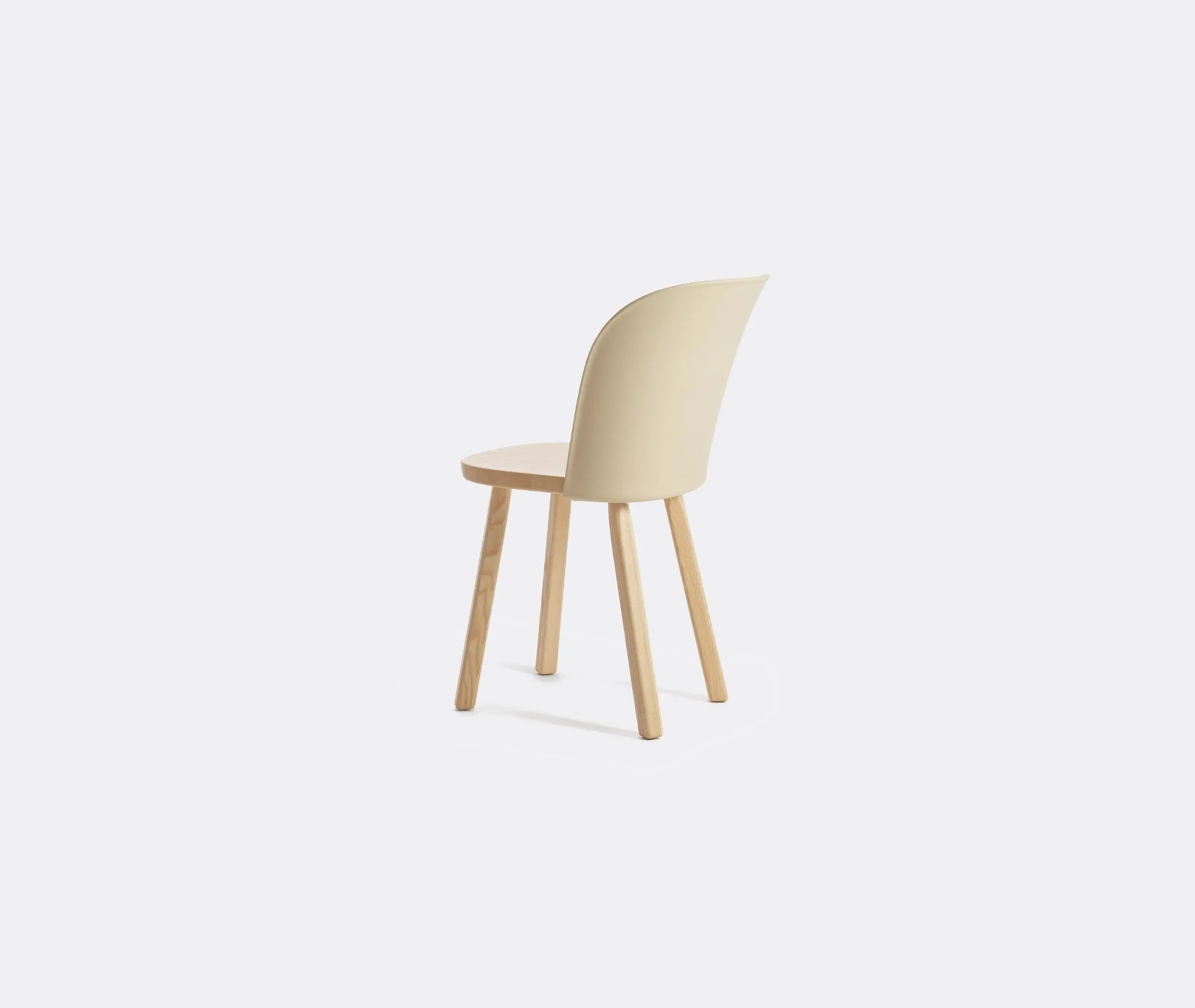 Alpina Dining Chair - Beige, Ash Wood