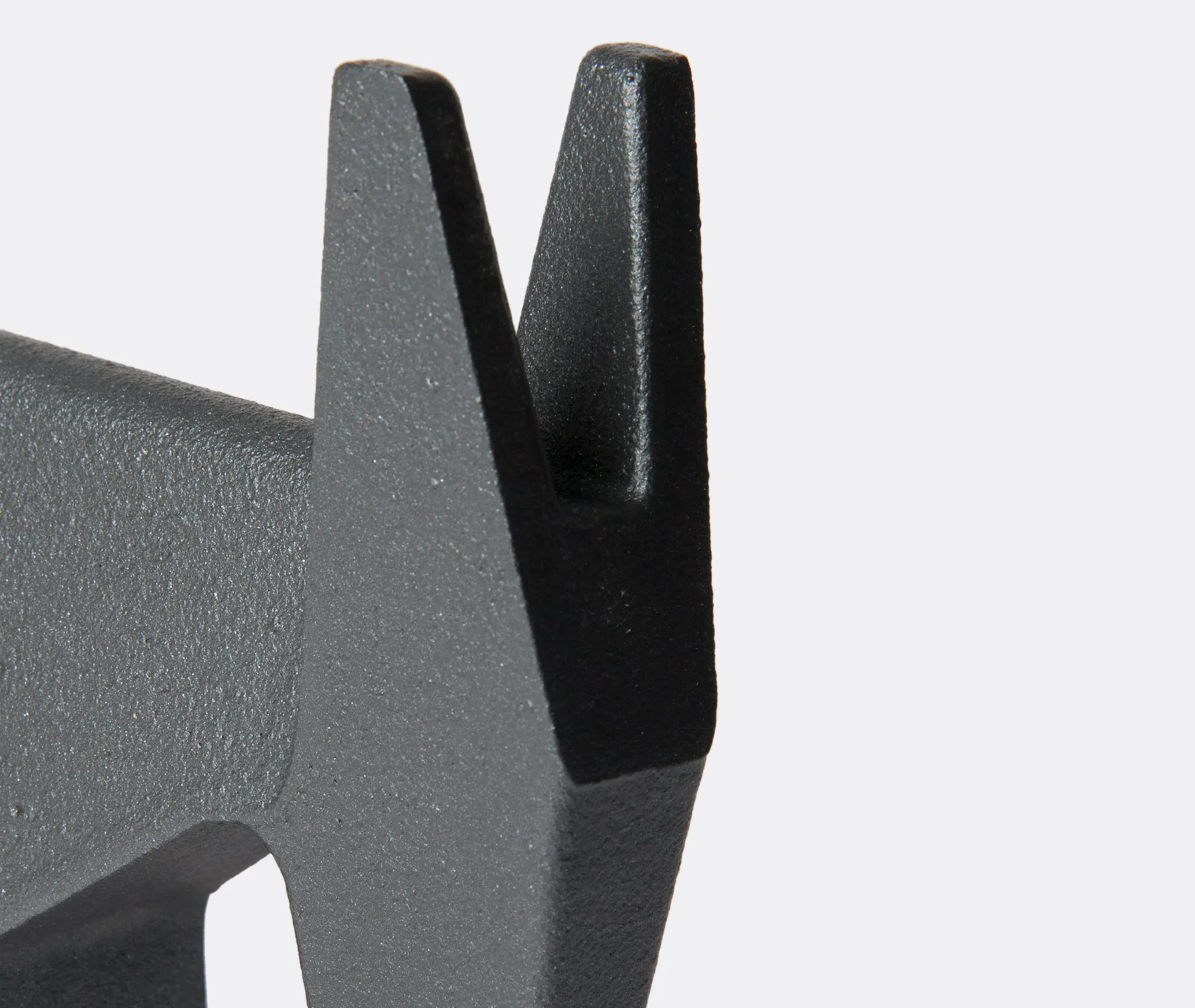 Decorative Door Stop - Black, Cast Iron