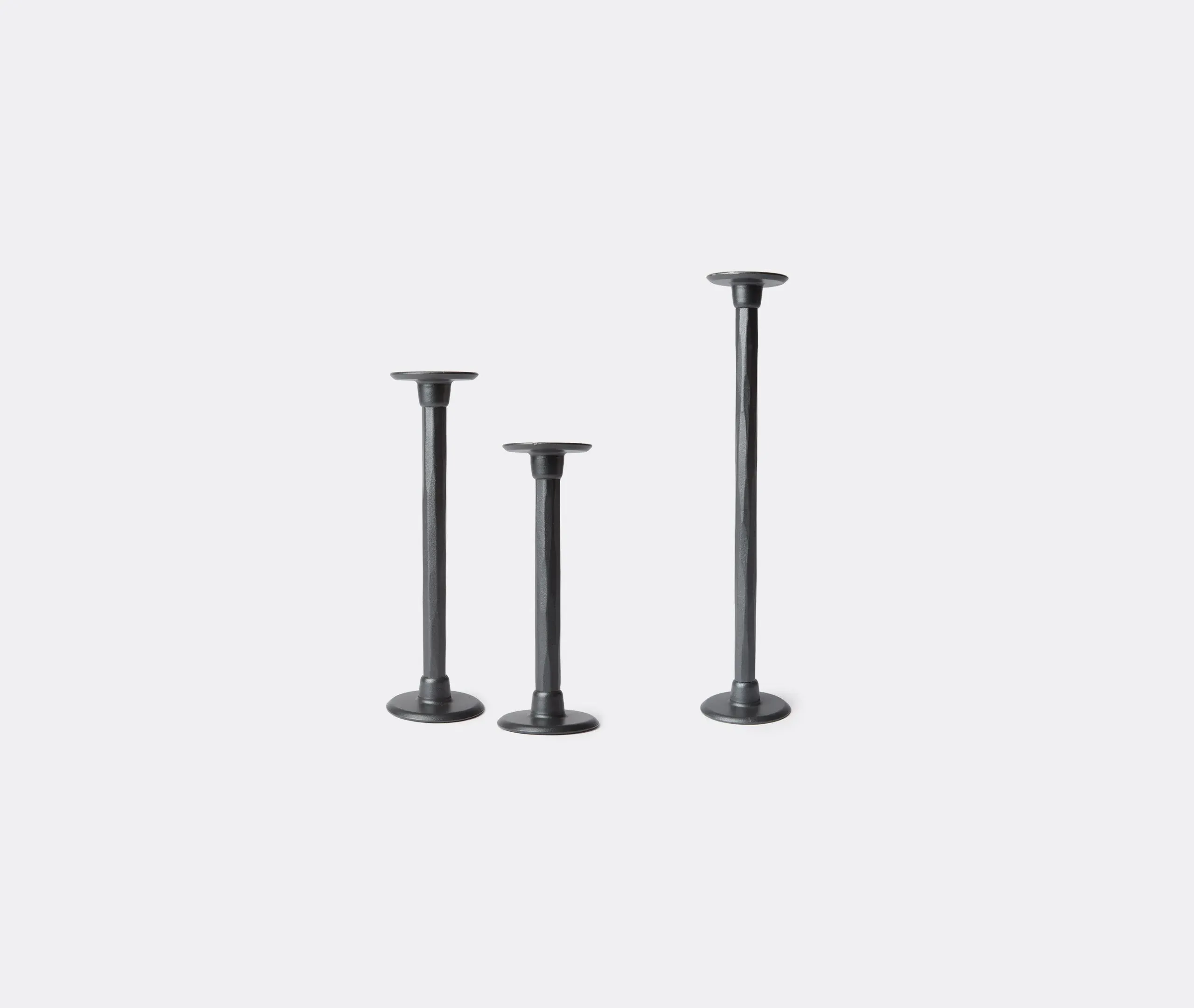 High Candlestick - Black, Forged Iron