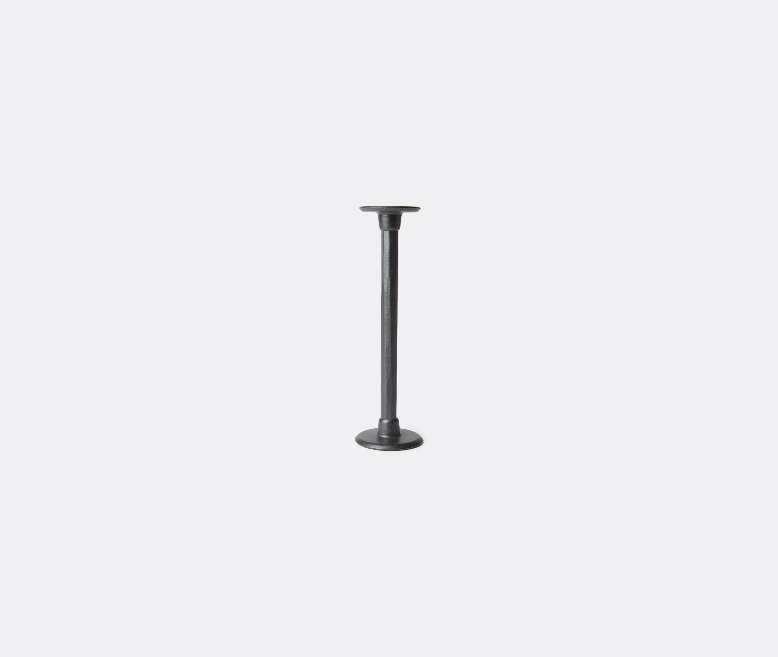 Medium Candlestick - Black, Forged Iron