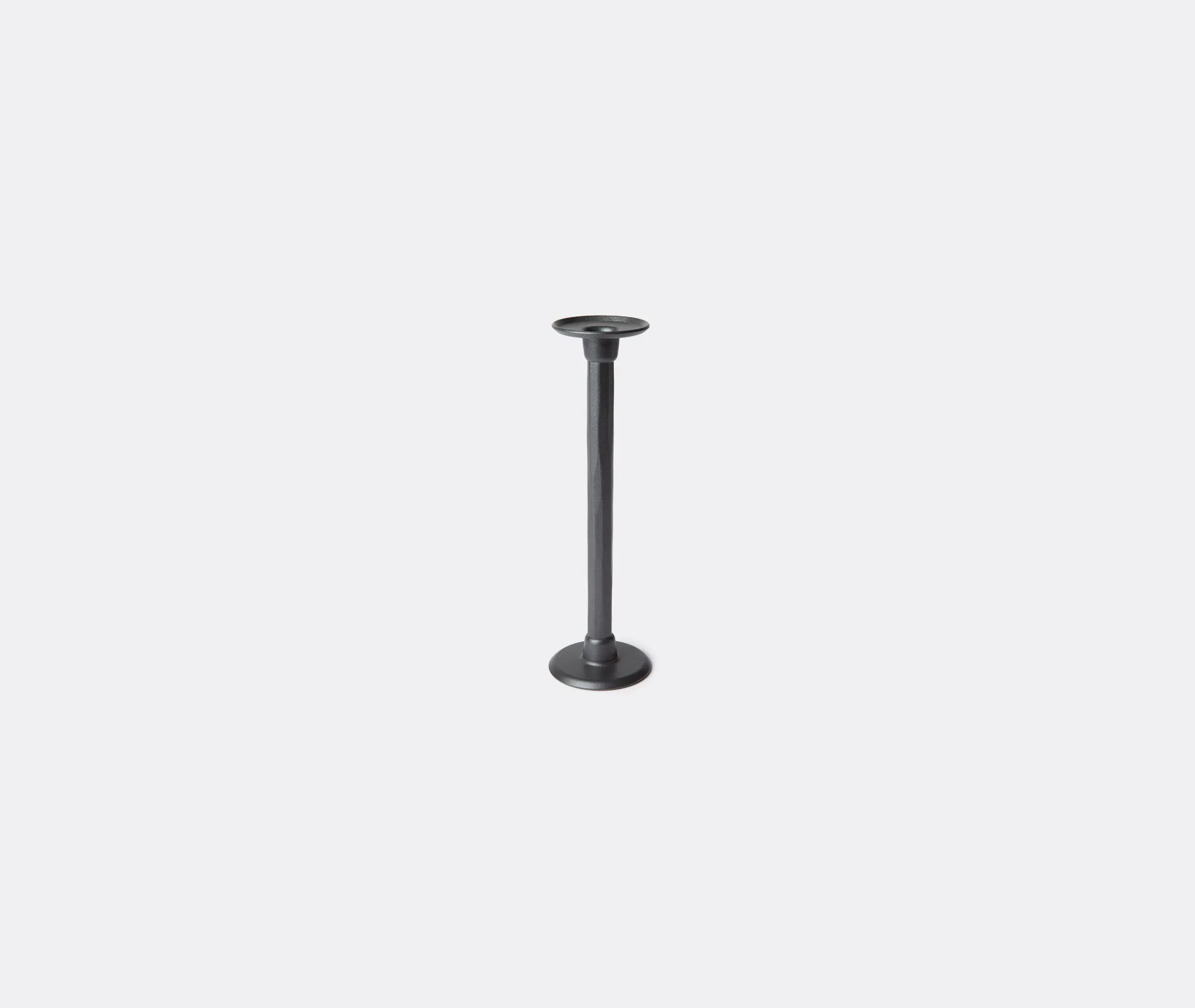 Medium Candlestick - Black, Forged Iron