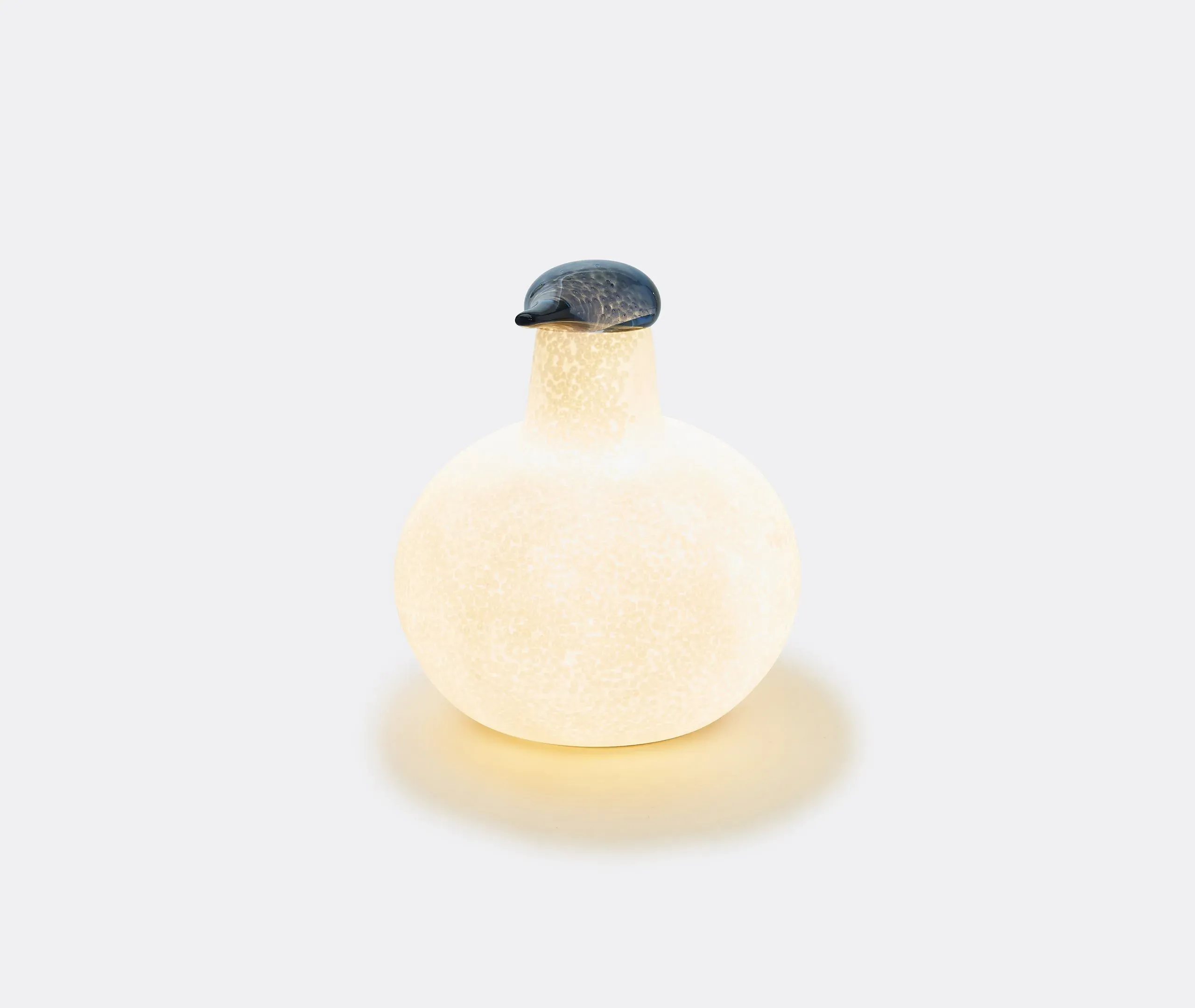 Sculpture Lamp with LED - White, Polycarbonate