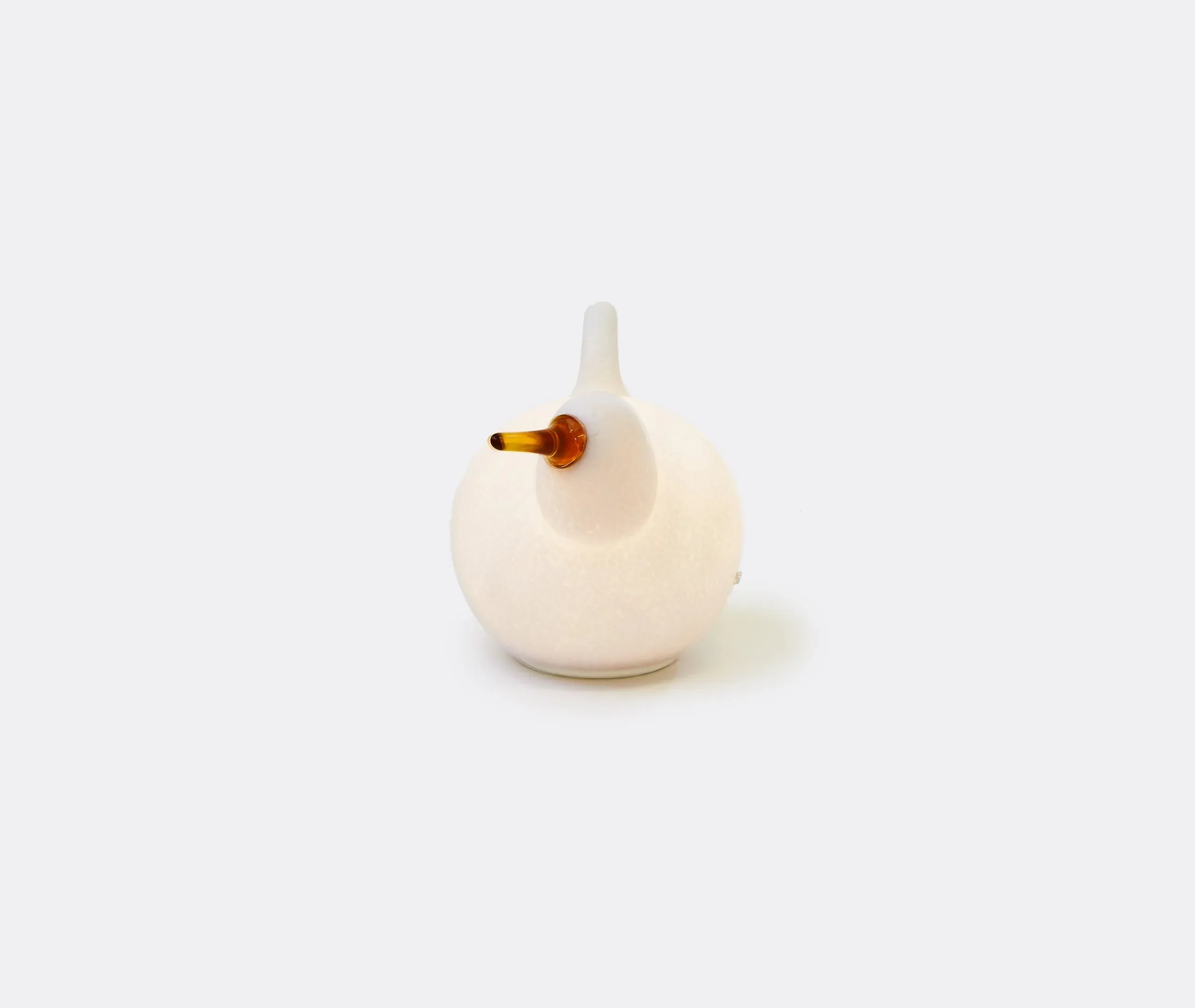 Sculpture Lamp with LED - White, Polycarbonate