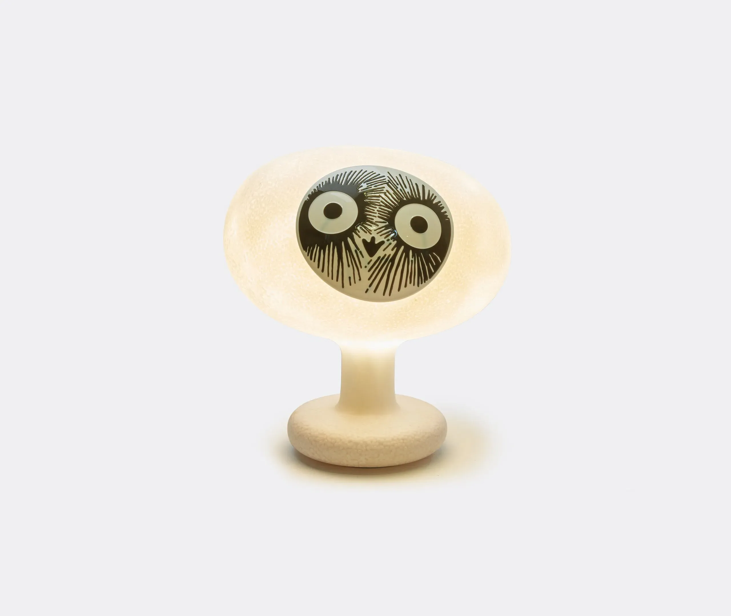 Sculpture Lamp with LED - White, Polycarbonate