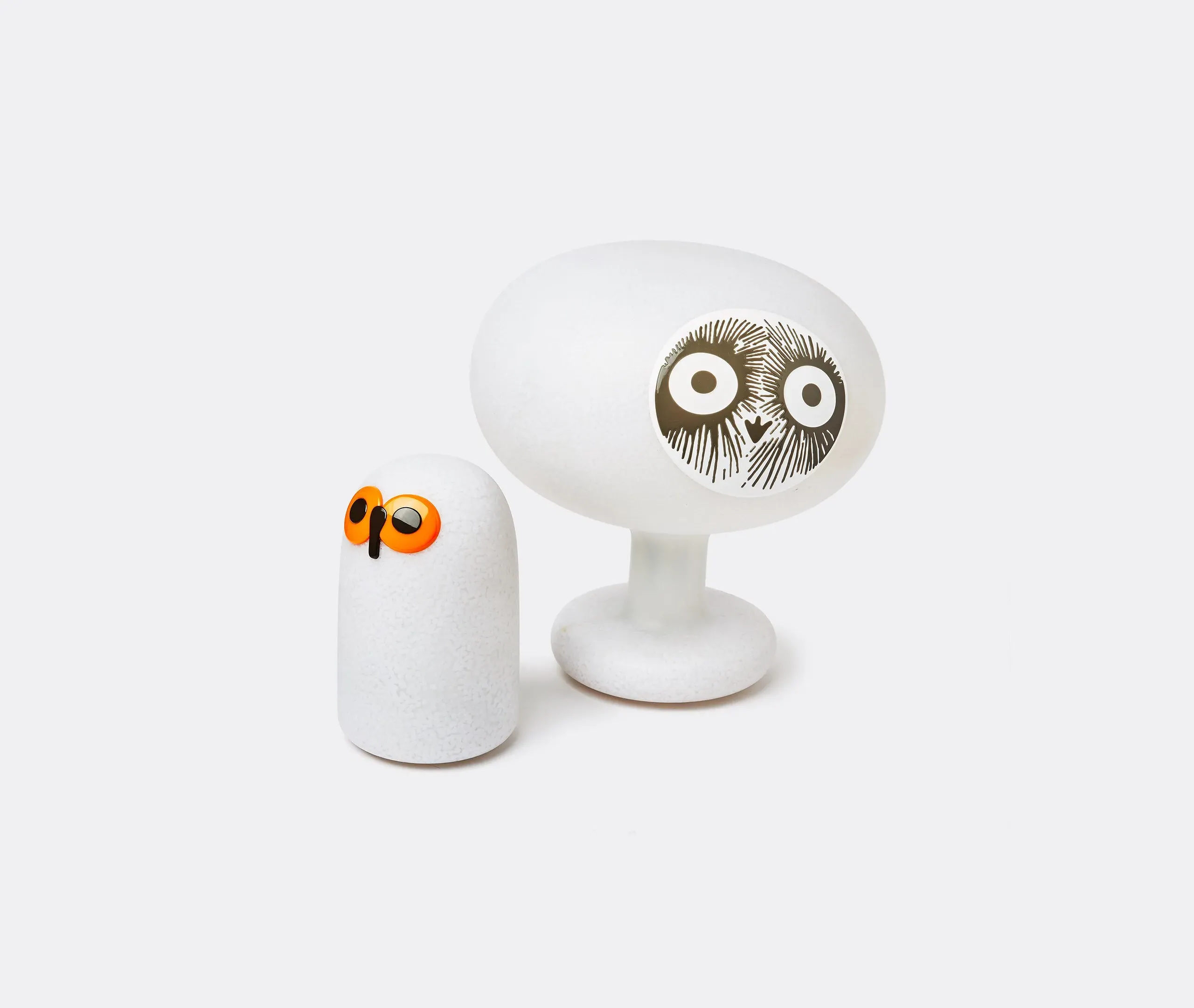 Sculpture Lamp with LED - White, Polycarbonate
