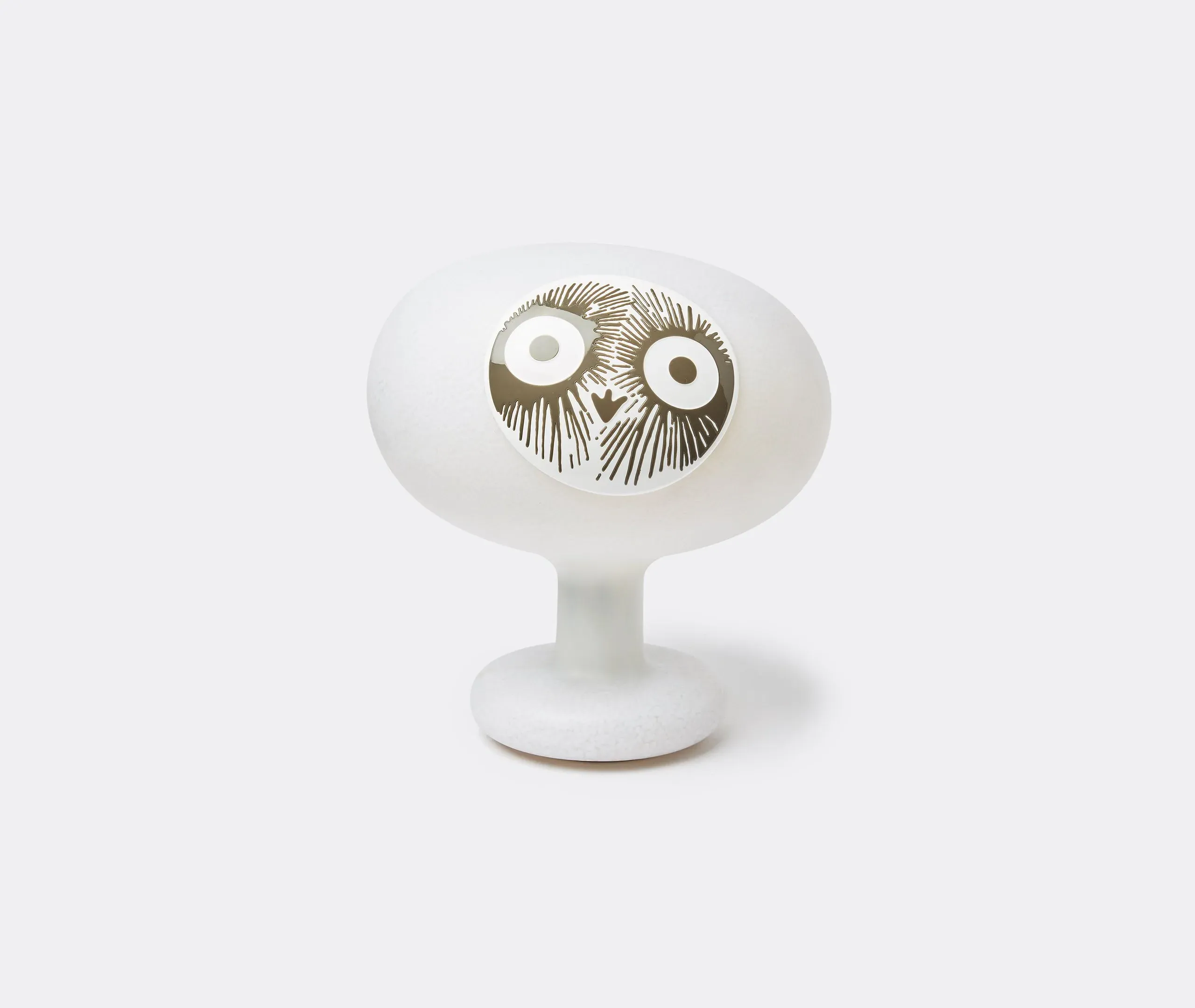 Sculpture Lamp with LED - White, Polycarbonate