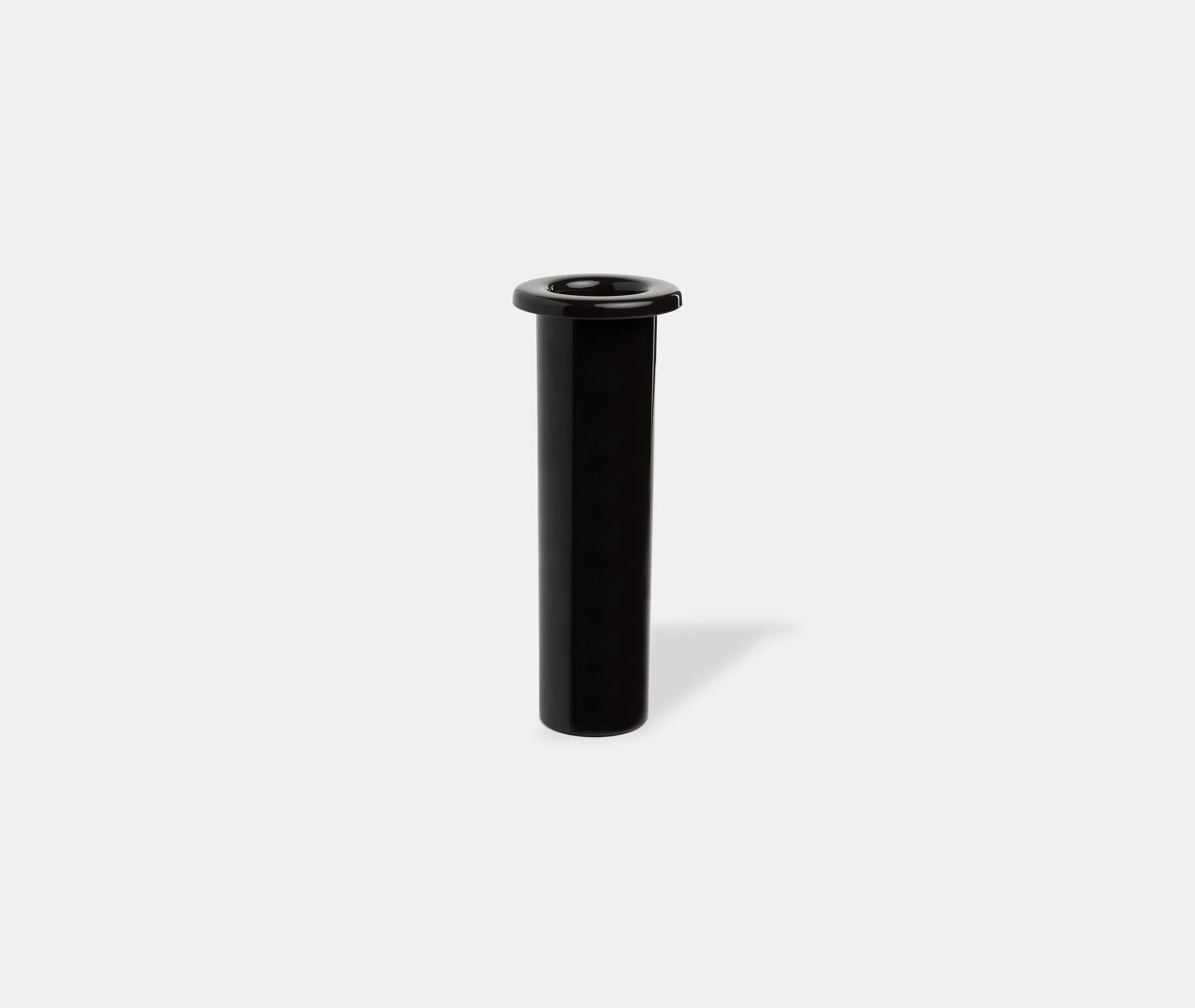 Vase with LED Lamp - Black, Plastic image