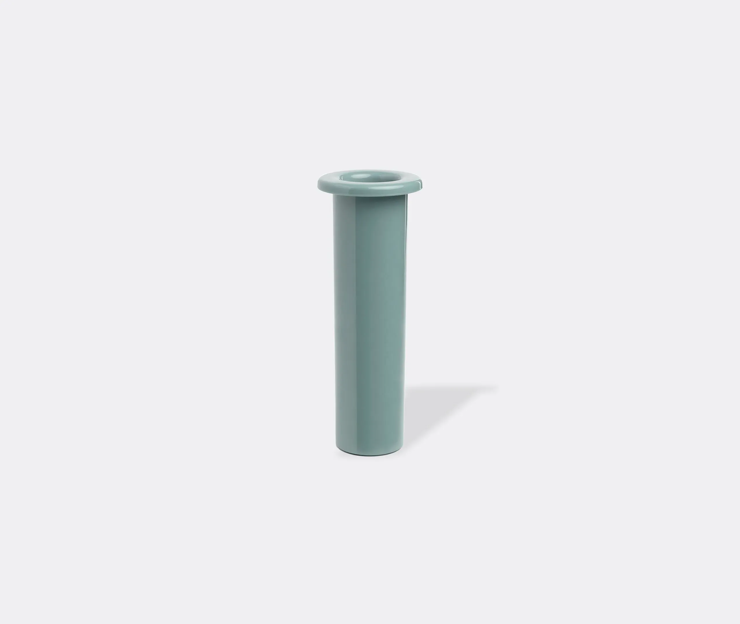 Vase with LED Lamp - Light Blue, Plastic