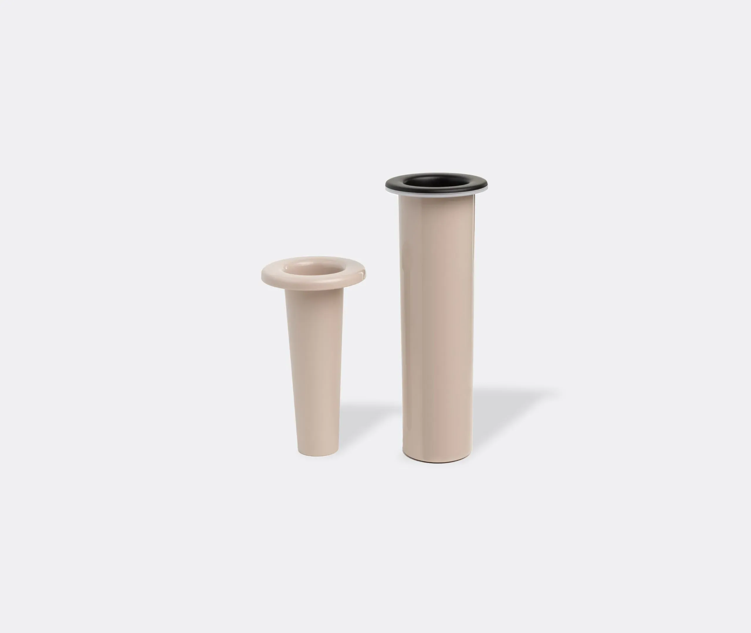 Vase with LED Lamp - White, Plastic
