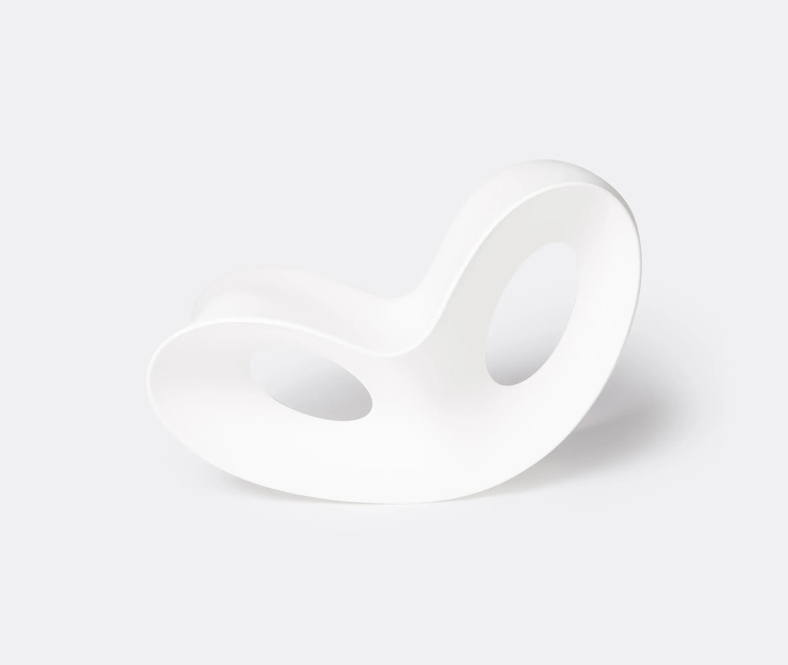 Voido Rocking Chair - White, Polyethylene alternate view