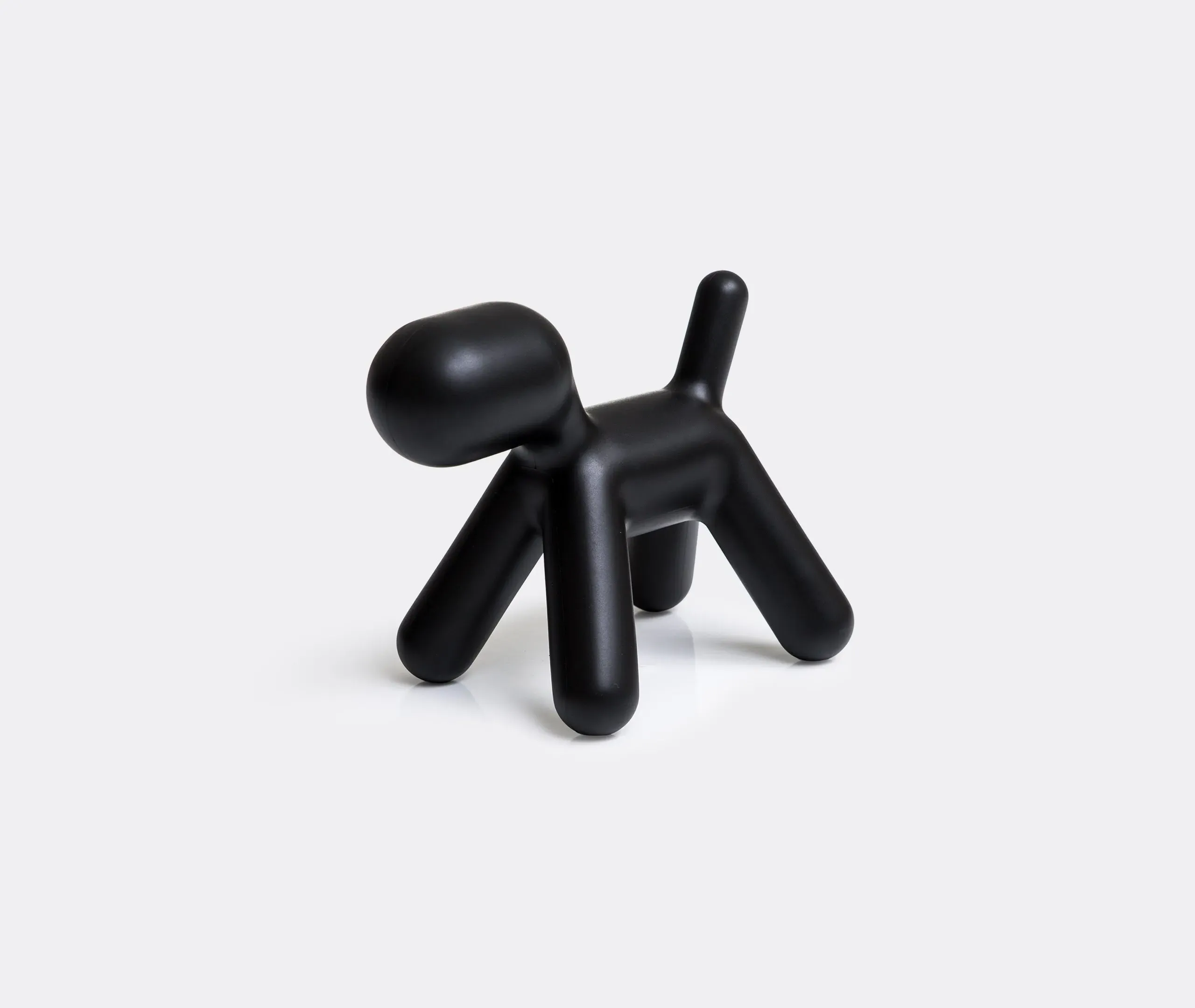 XS Decorative Dog Figure - Black, Plastic