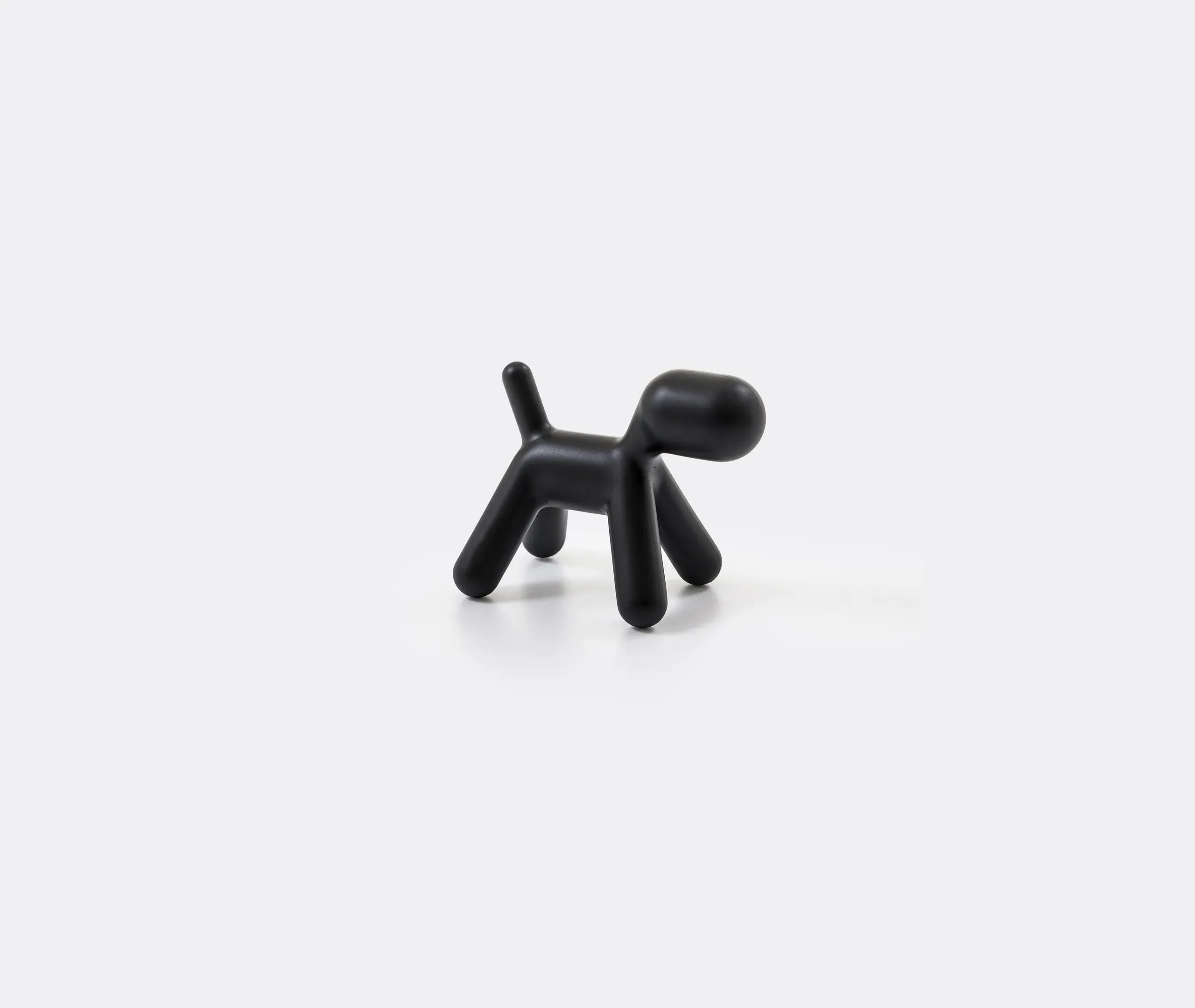 XS Decorative Dog Figure - Black, Plastic image
