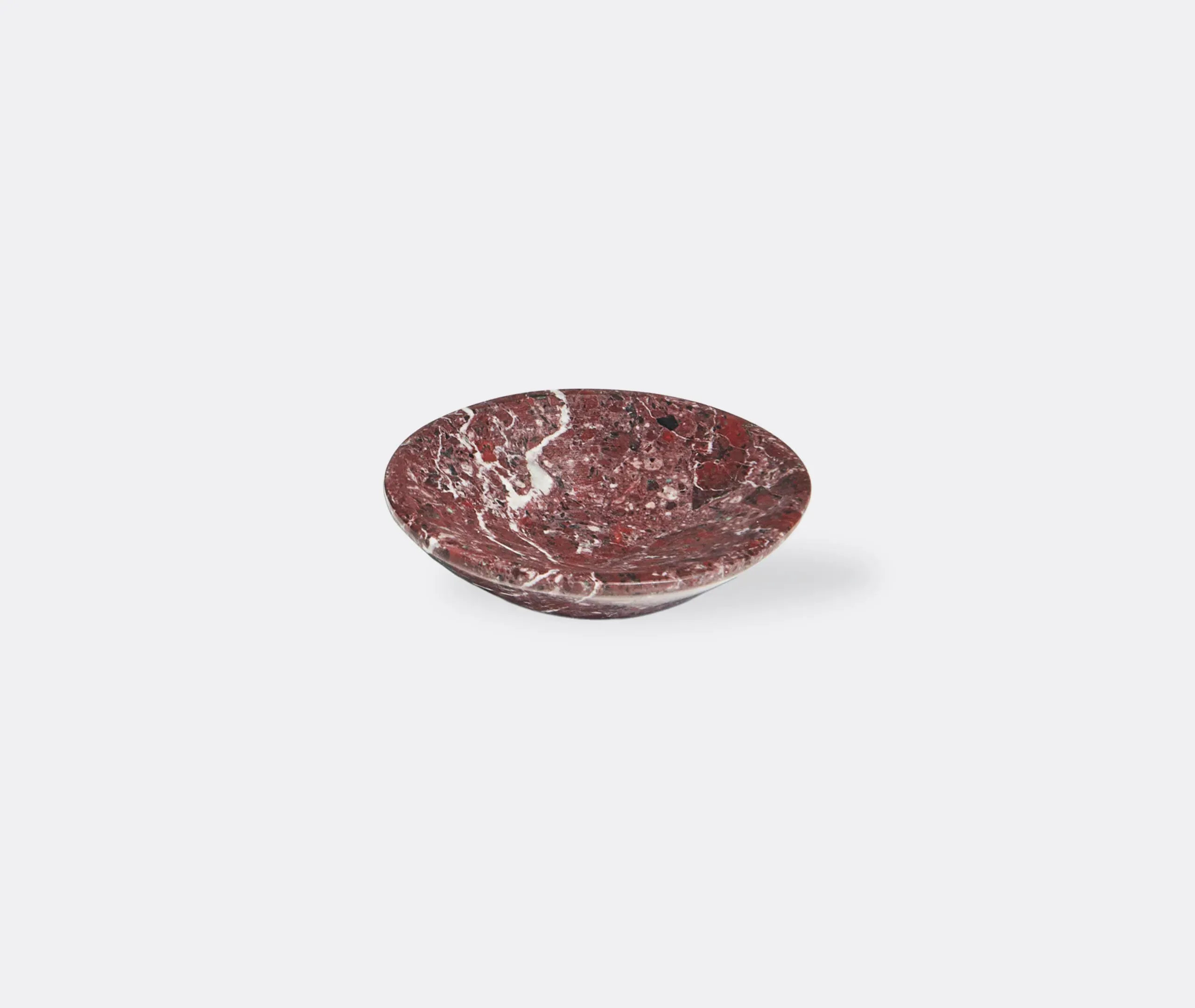 Small Decorative Bowl - Red, Marble image